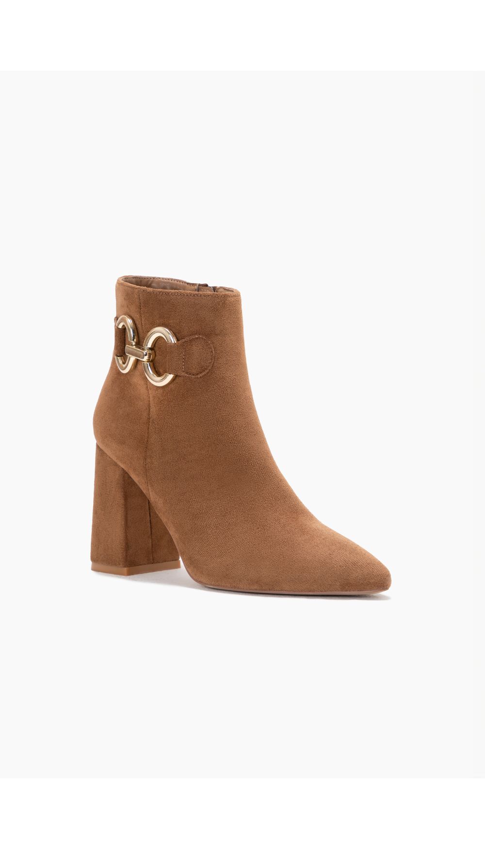 Botin en suede con hebilla