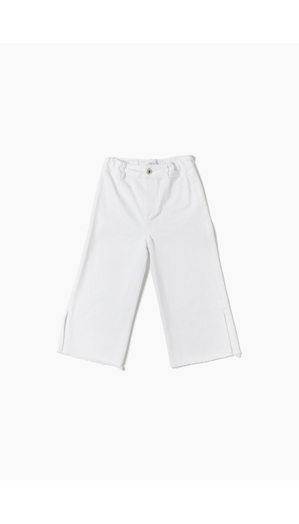 Jean niña tiro alto culotte