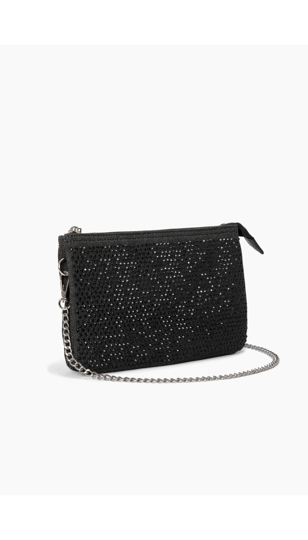 Bolso en denim con hotfix