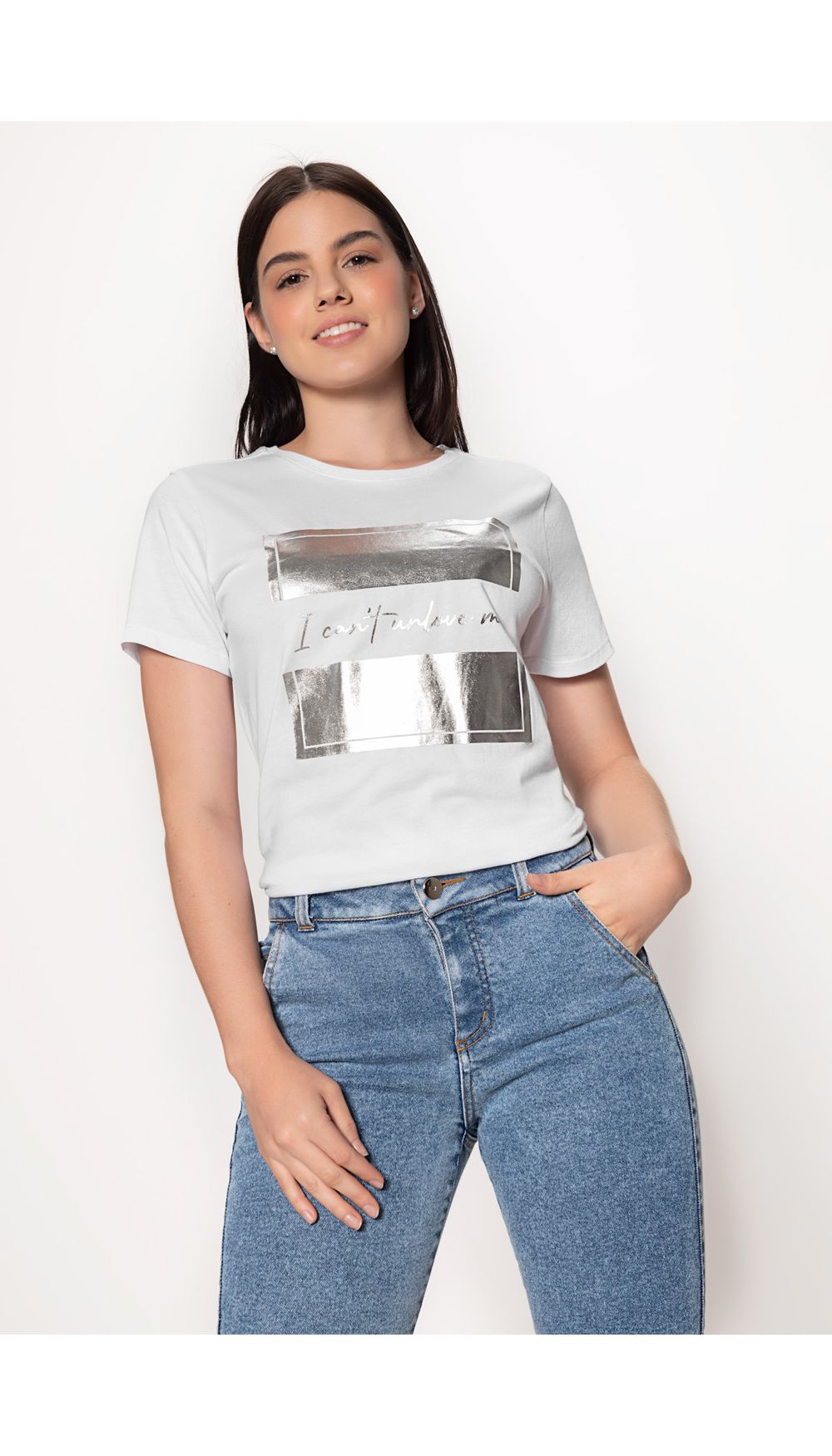 Camiseta mujer estampada