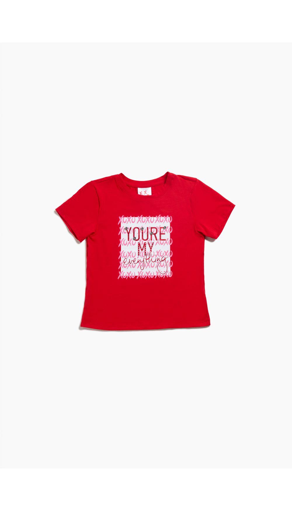 Camiseta estampada con apliques