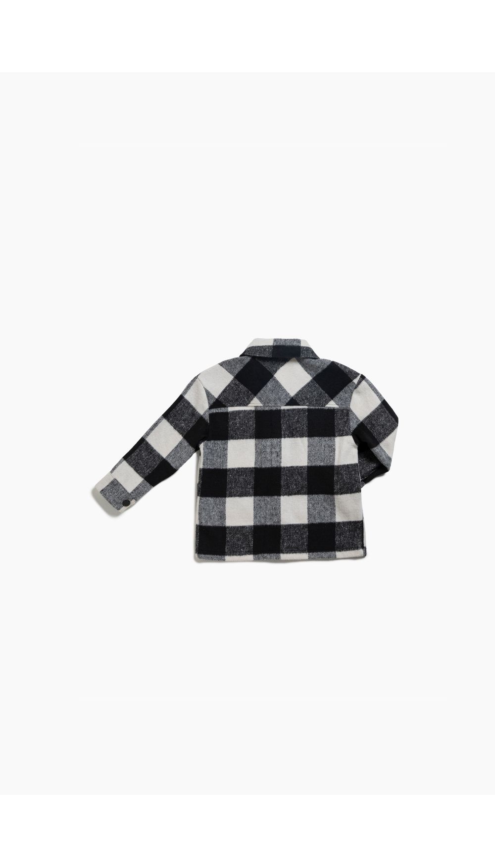 Chaqueta de cuadros con bolsillos fronta