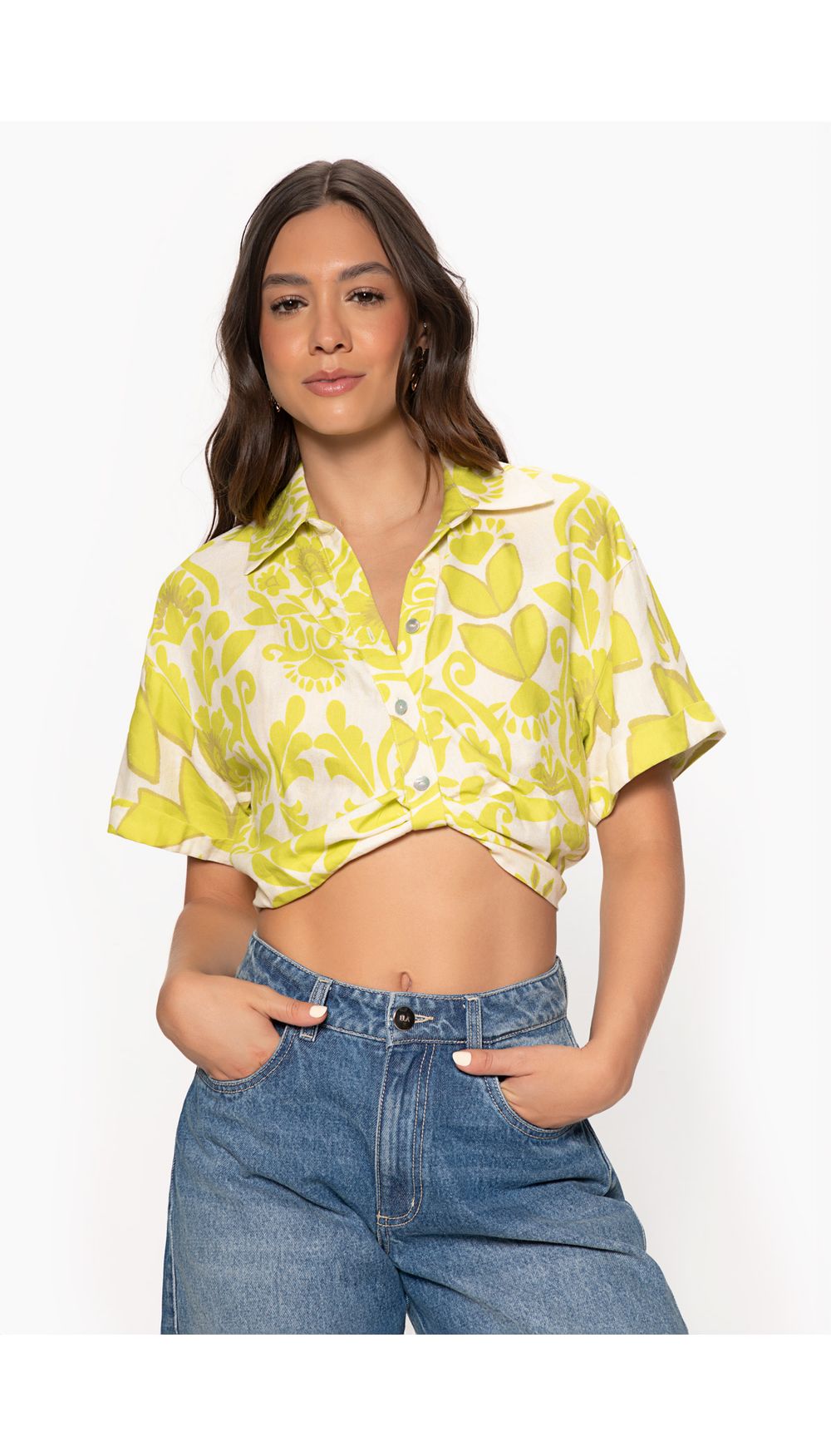 Blusa para mujer manga corta