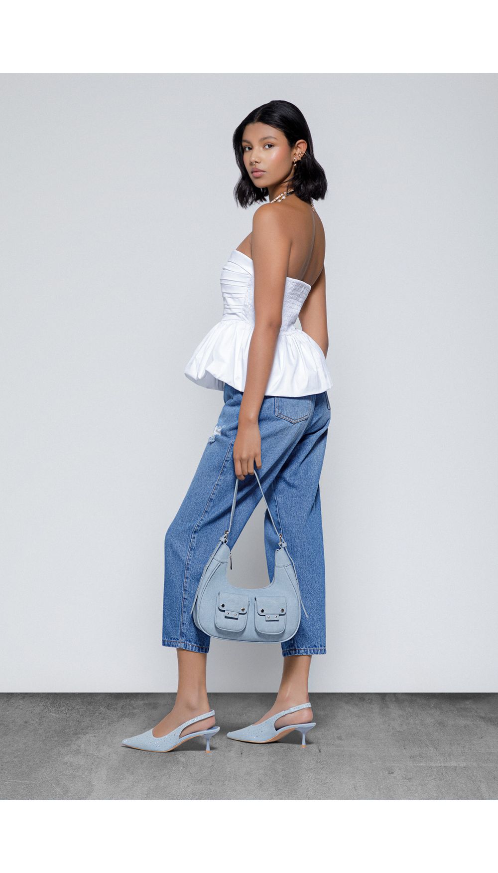 Blusa para mujer strapless