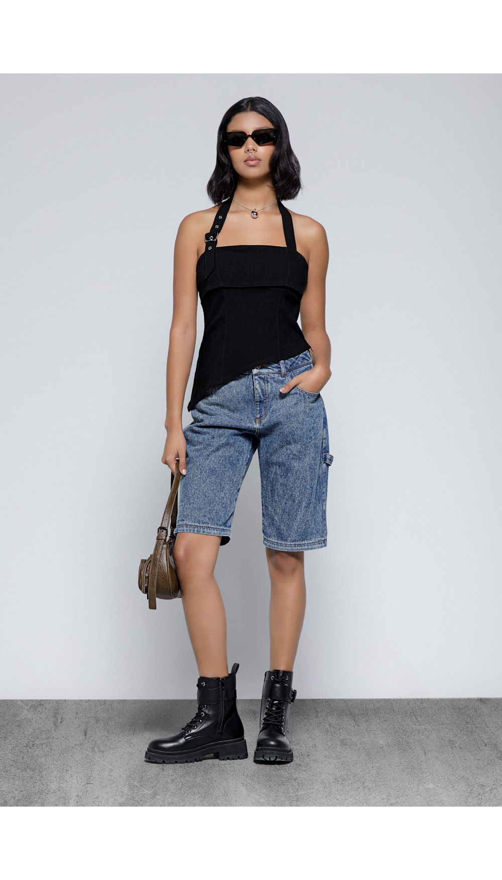 Blusa para mujer estilo halter