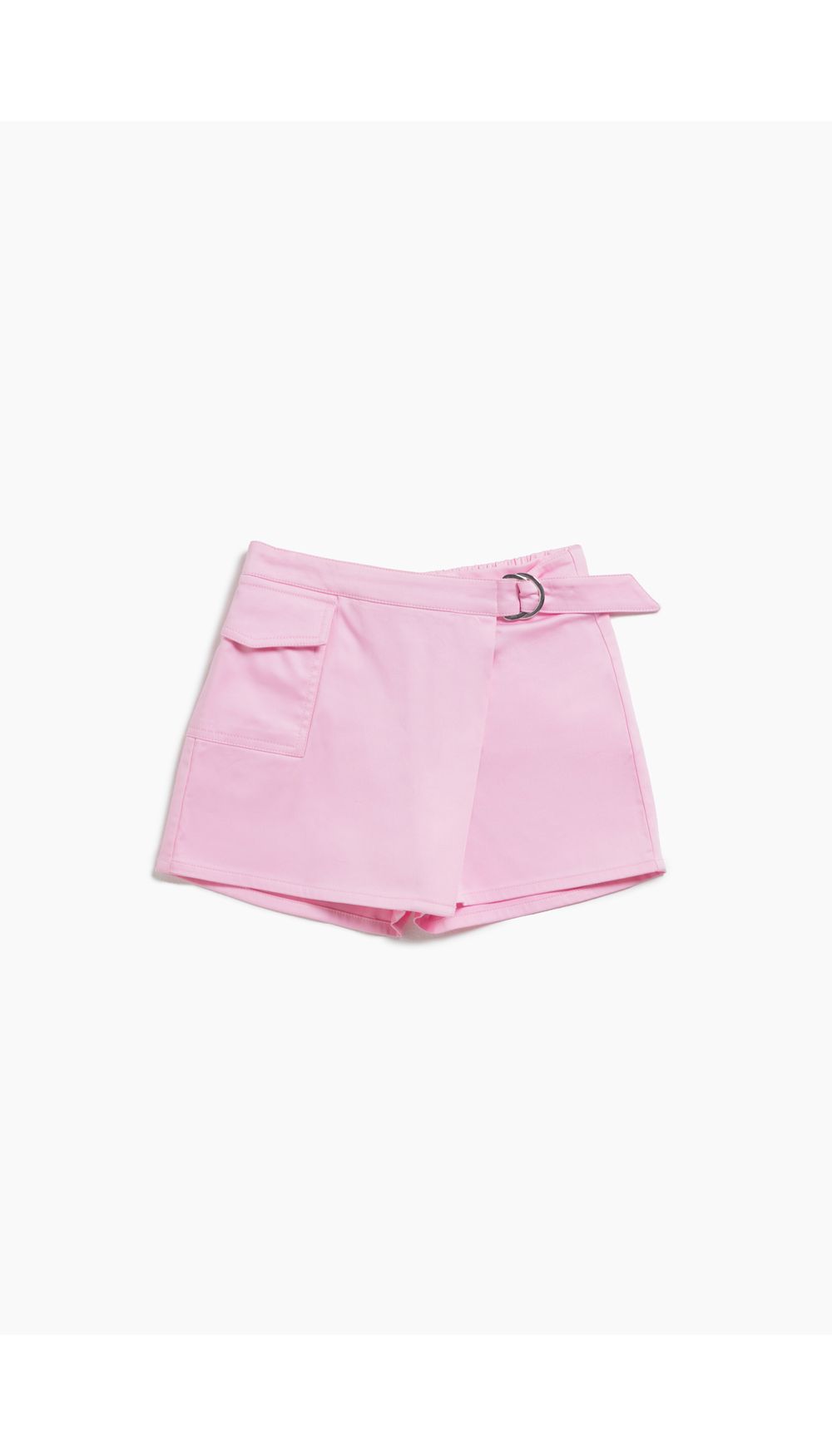 Falda short para niña estilo cargo
