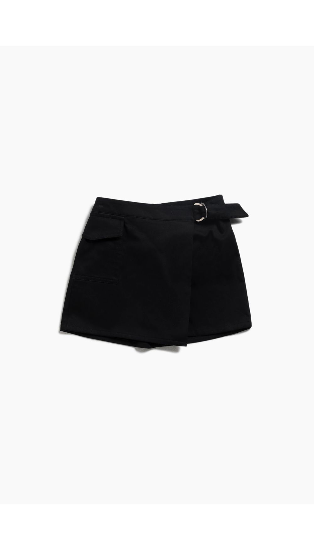 Falda short para niña estilo cargo