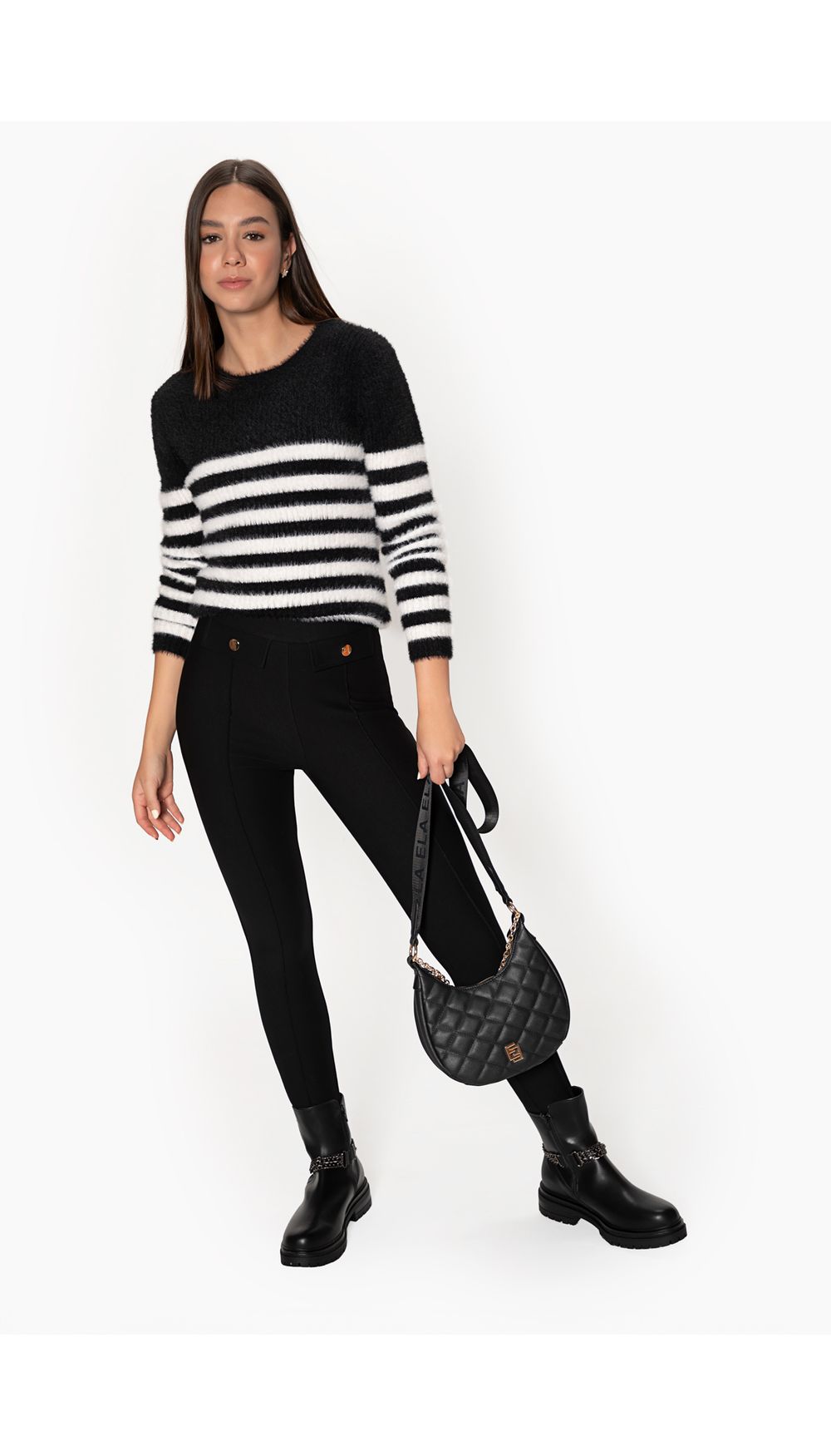 Leggings skinny para mujer tiro alto