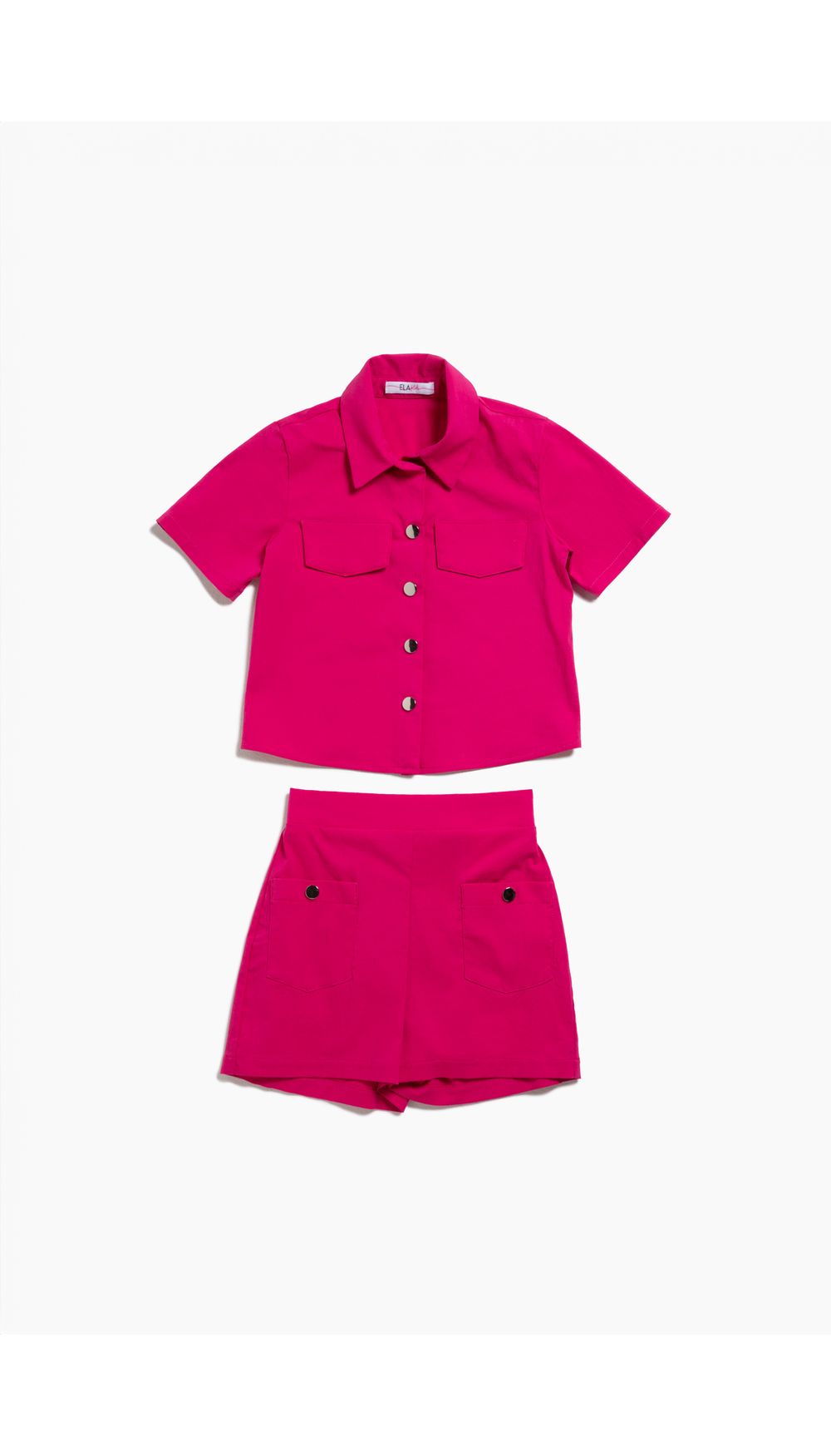 Conjunto  niña manga corta