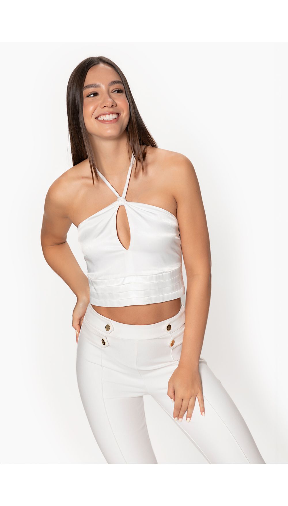 Blusa para mujer estilo halter