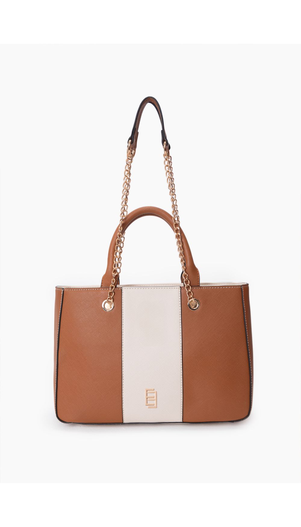 Bolso híbrido con logo frontal