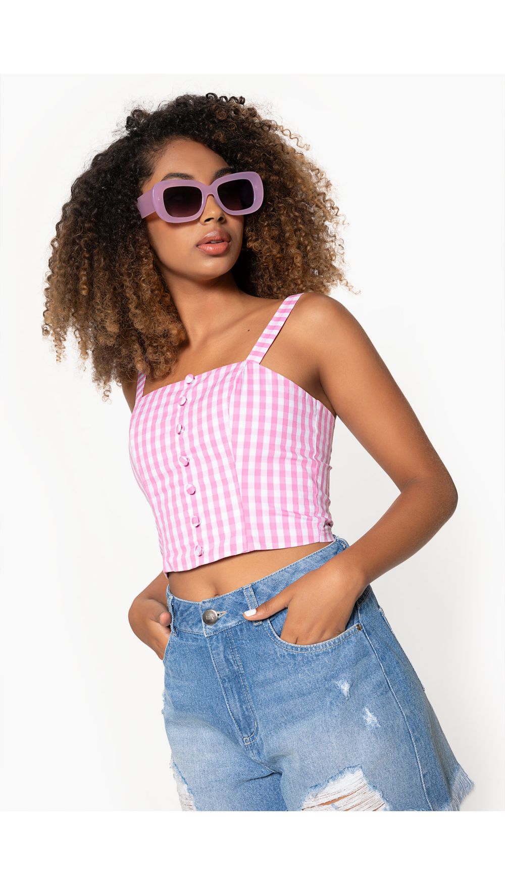 Blusa corset para mujer de tiras