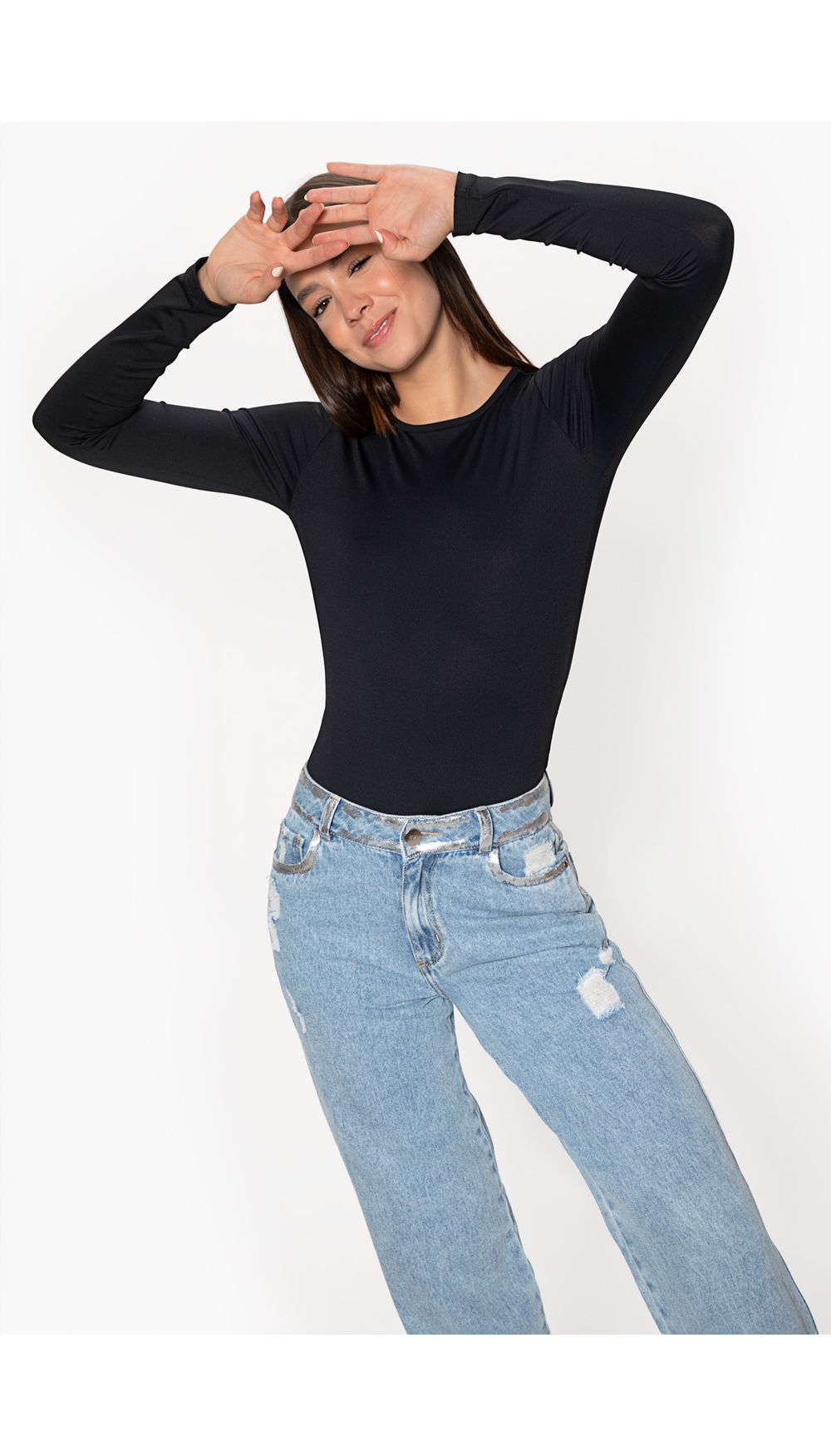 Body para mujer manga larga