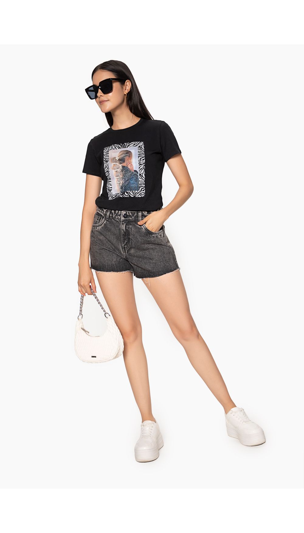 Short denim para mujer