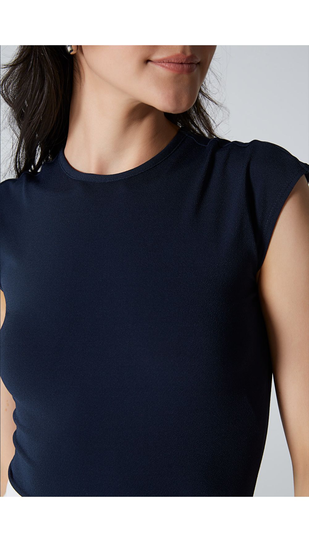 Blusa manga corta para mujer