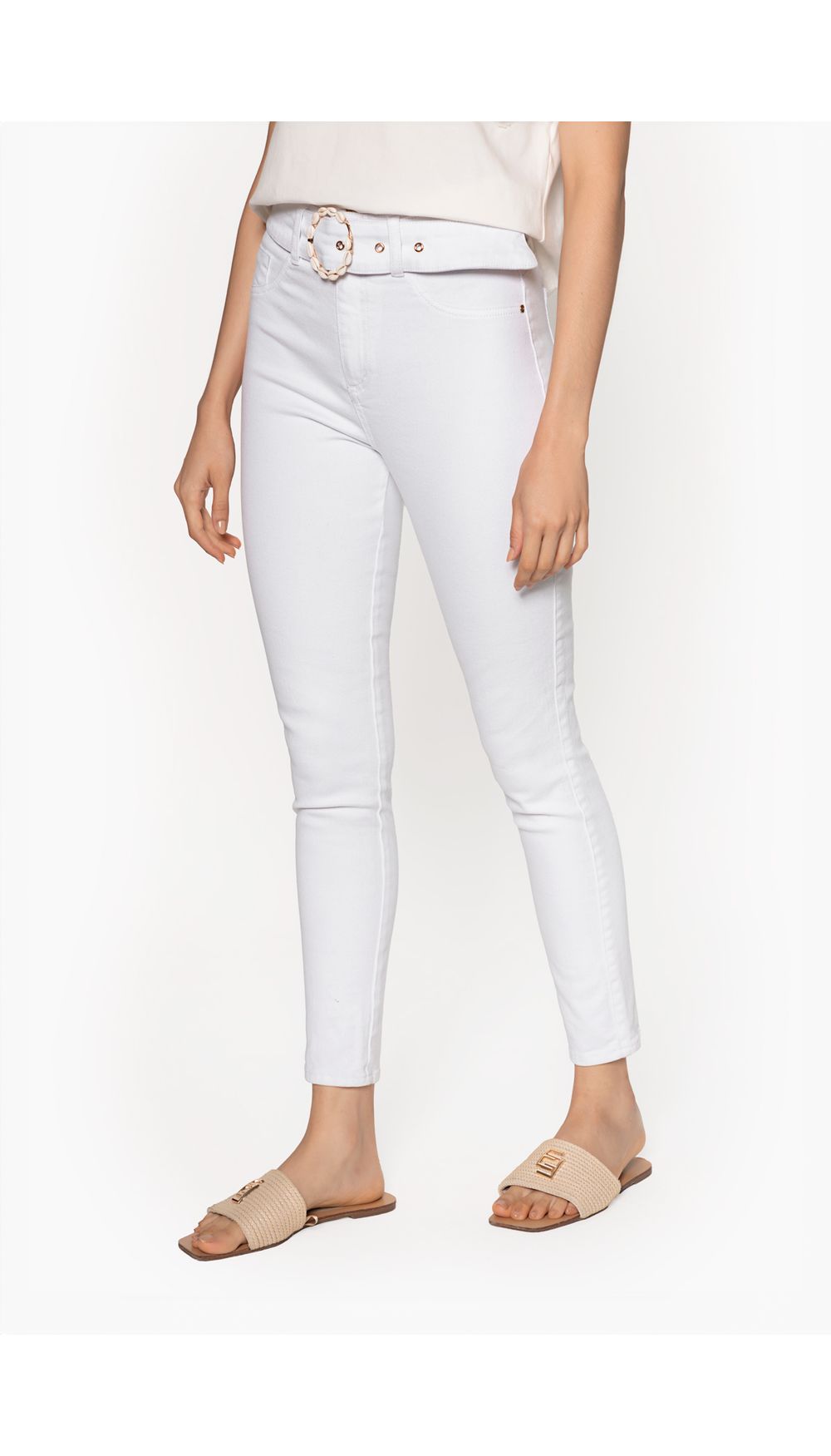 Jean para mujer  tiro alto skinny