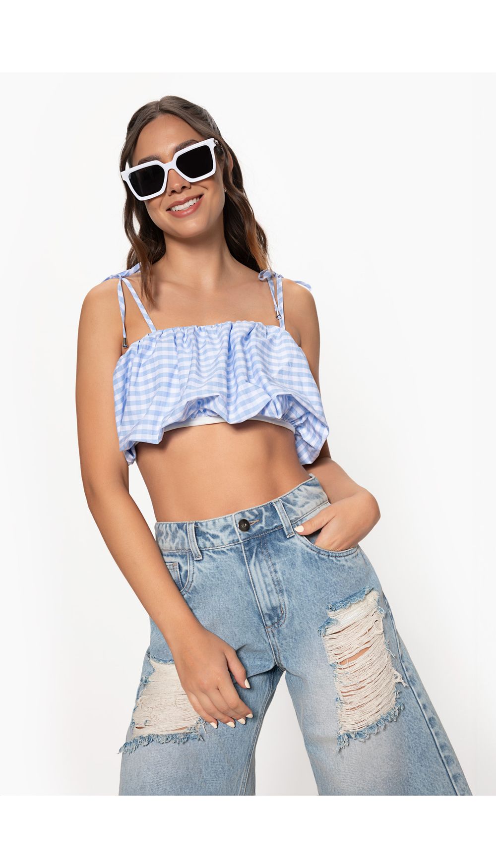 Blusa para mujer de tiras