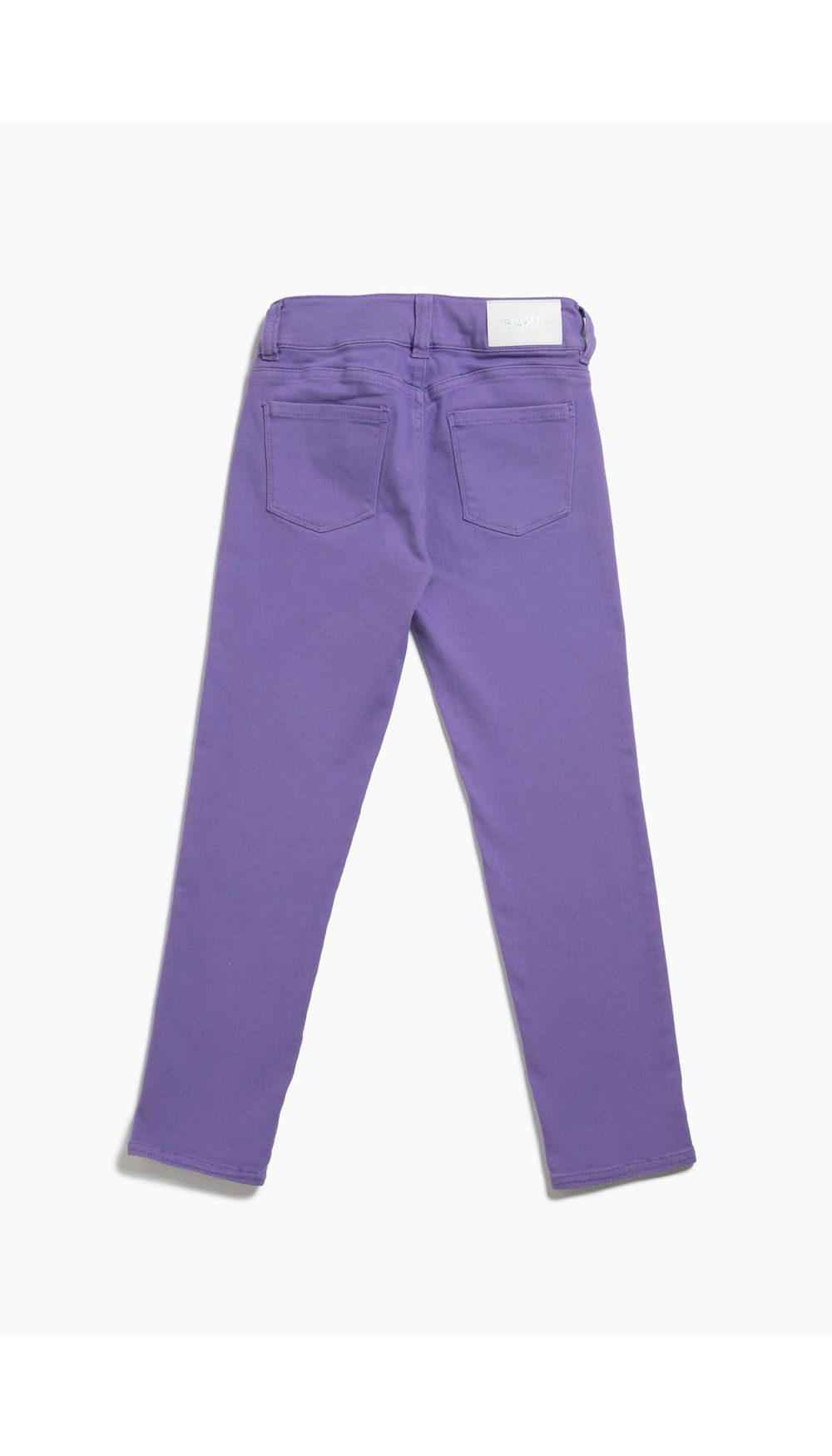 Jean  niña tiro alto skinny violeta