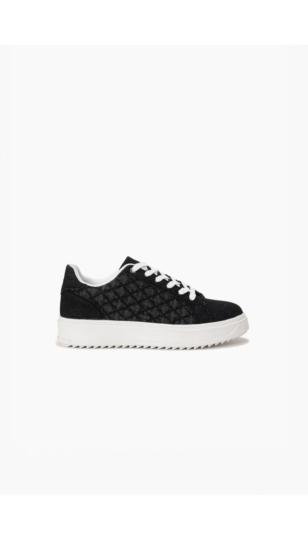 Tenis denim con detalles destroyer y aco