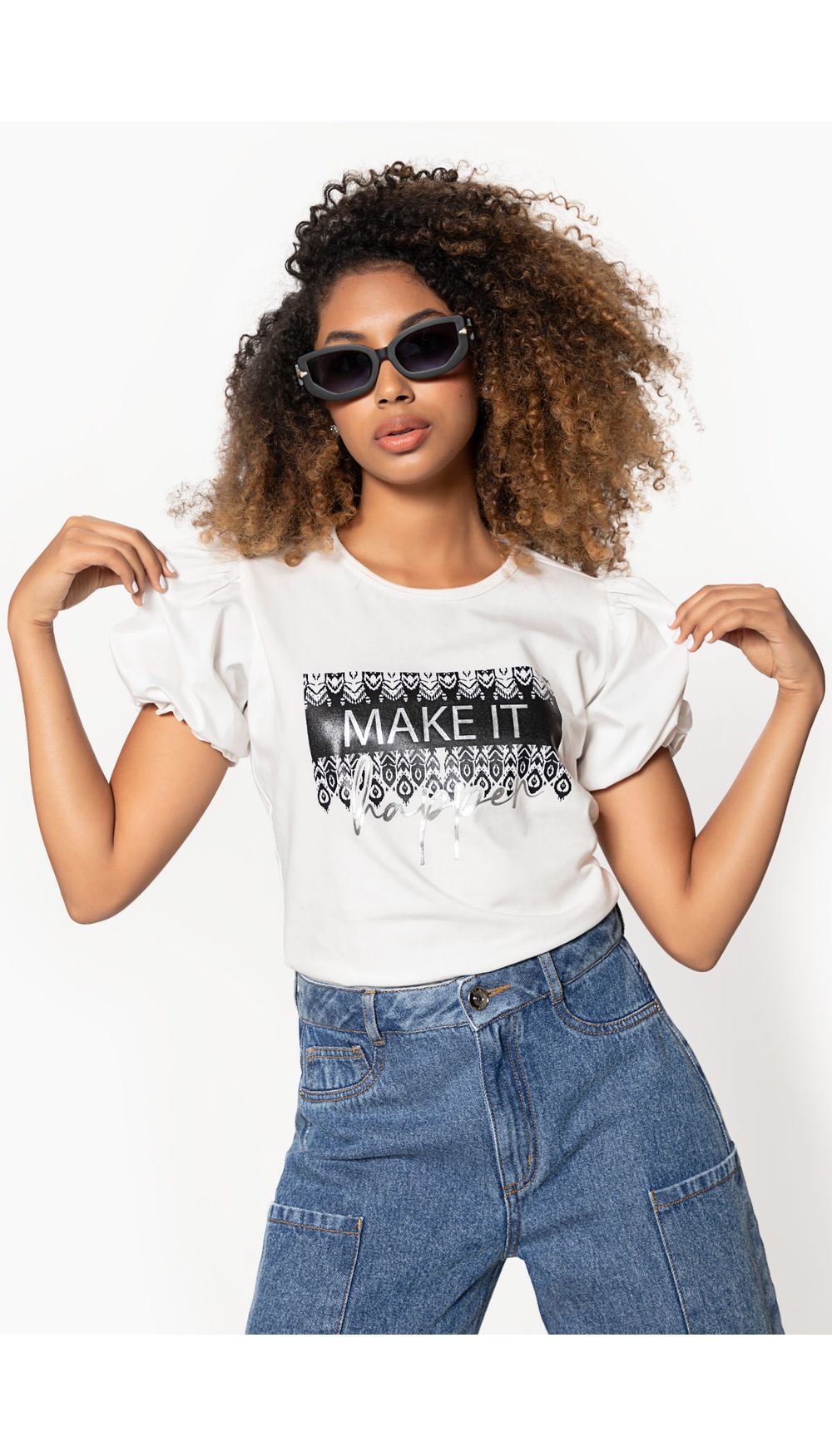Camiseta para mujer manga corta