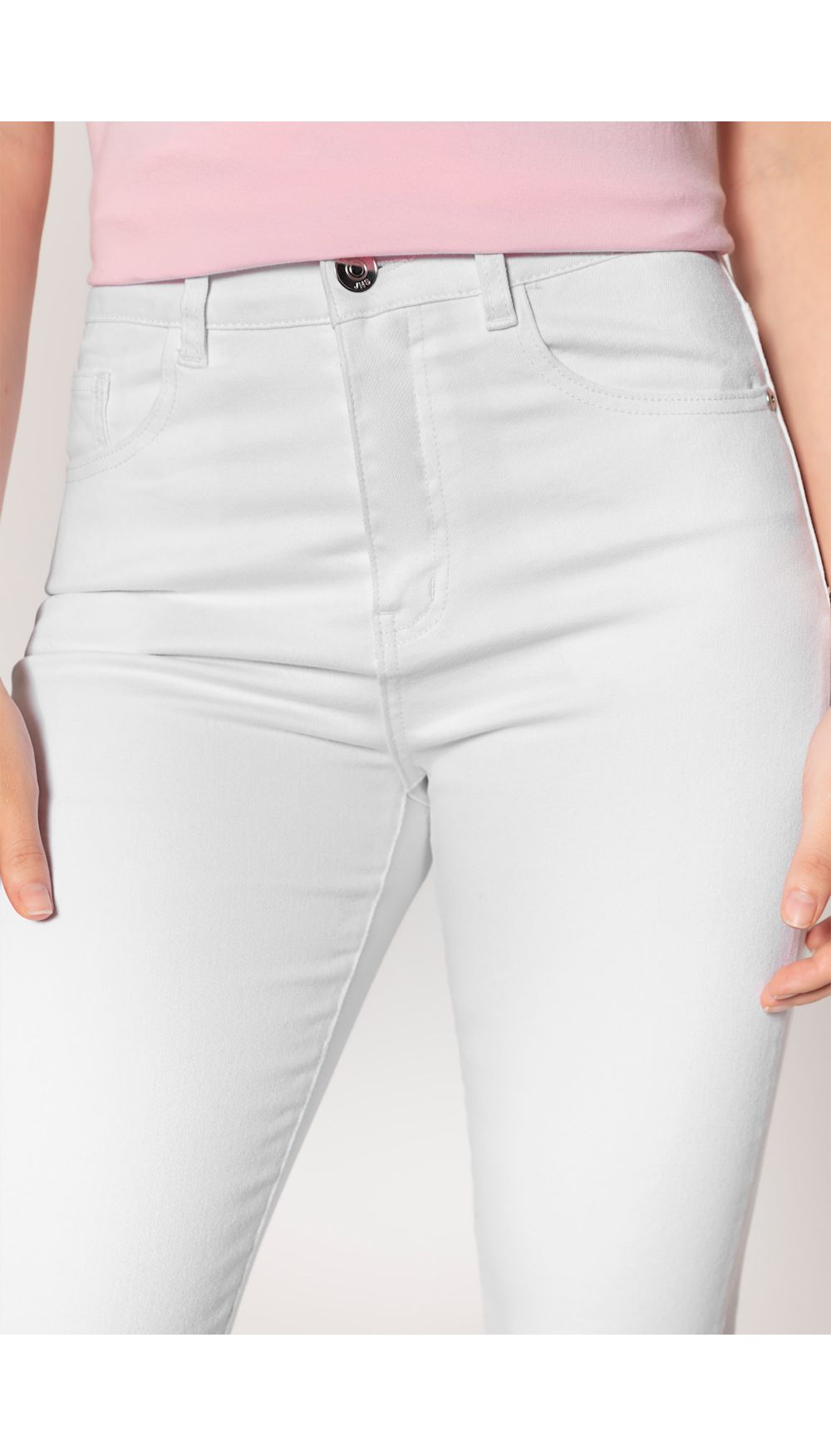 Jeans para dama esencial tiro alto con d
