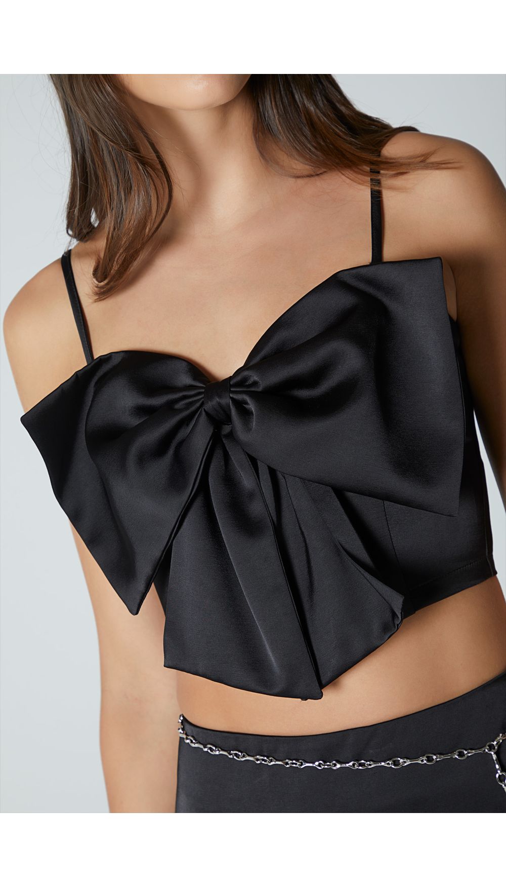 Blusa crop para mujer de tiras