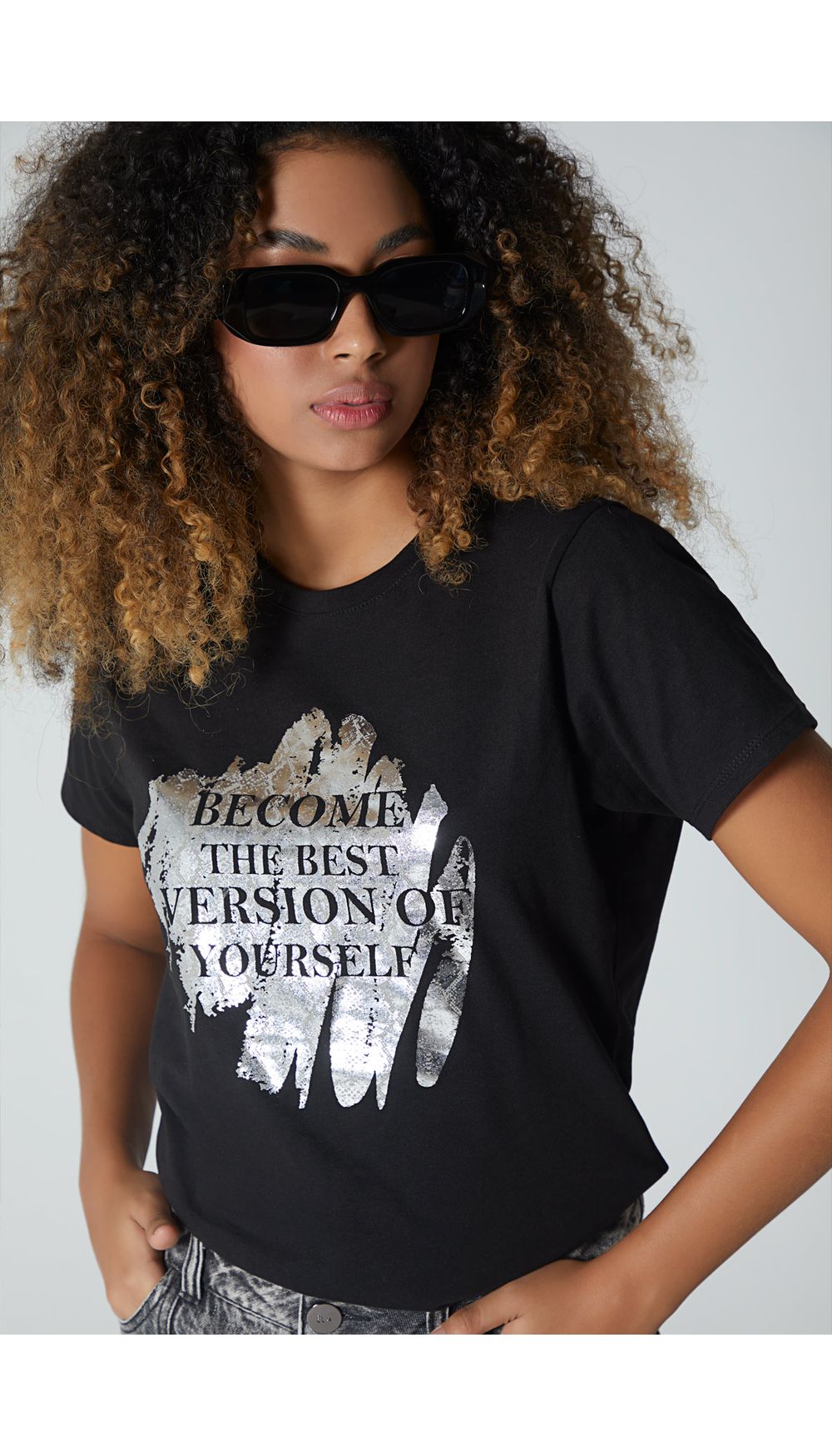 Camiseta para mujer estampada de precio