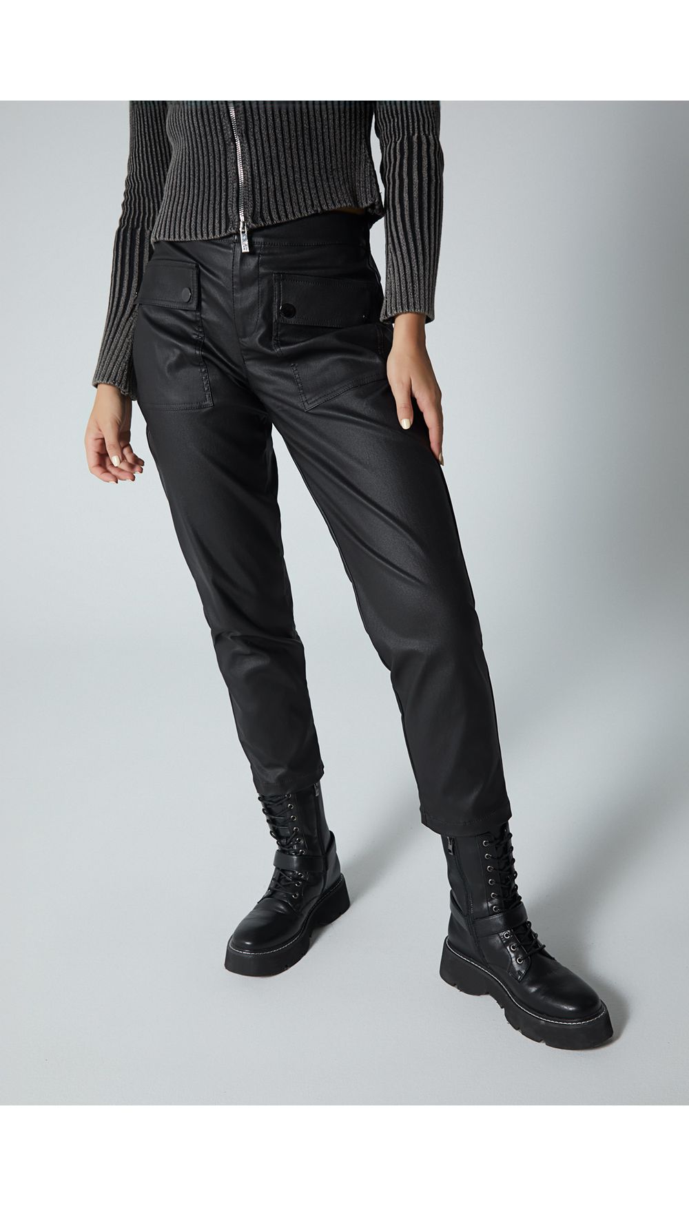 Jean  para mujer  tiro medio mom fit