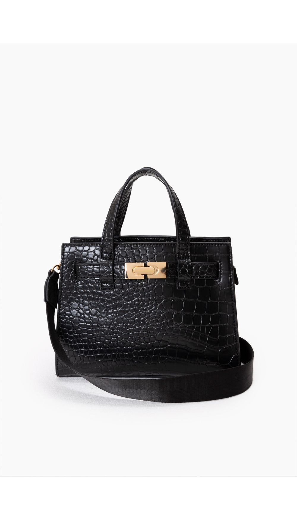 Bolso mano croco