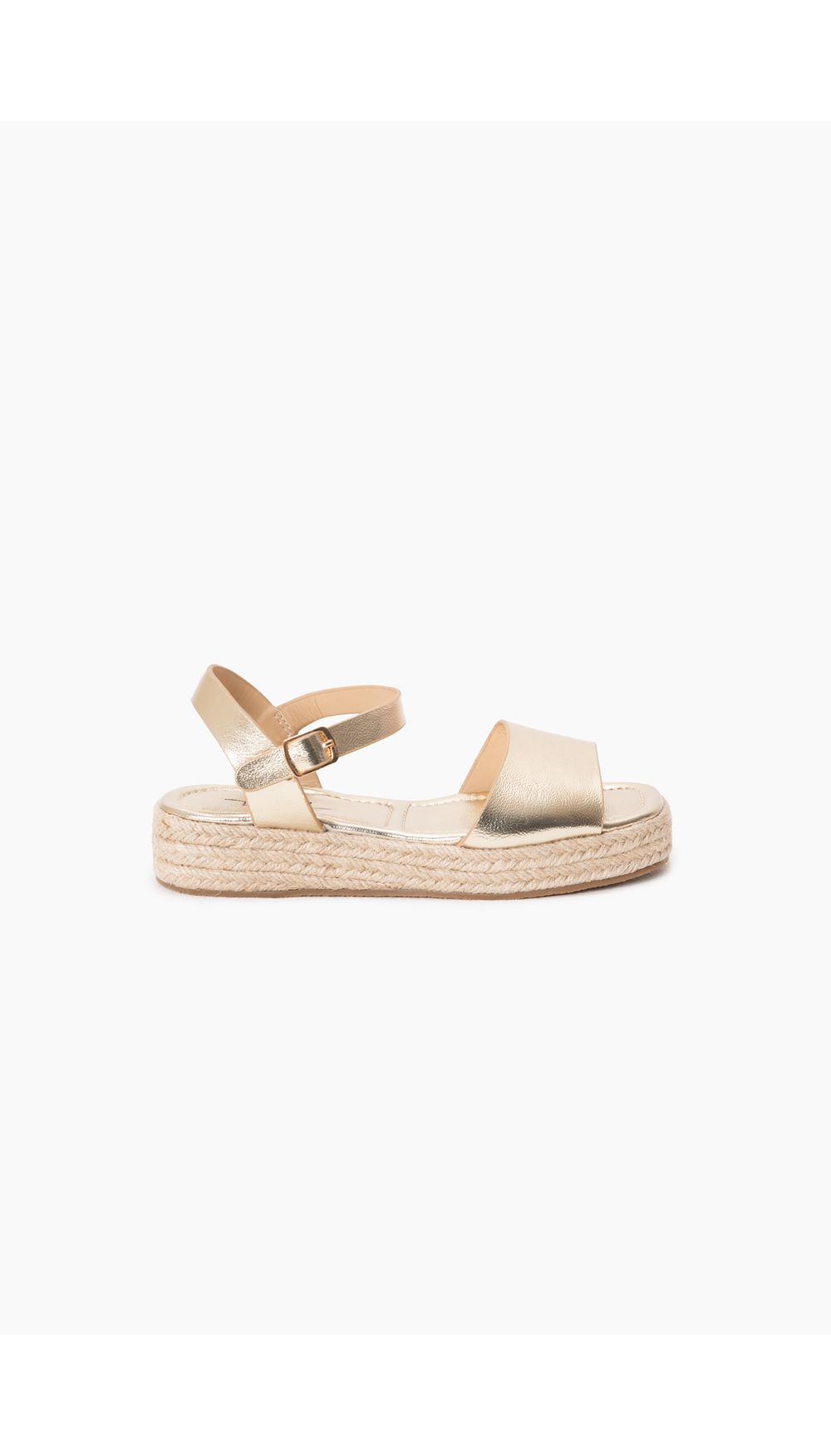 Sandalia plataforma de yute