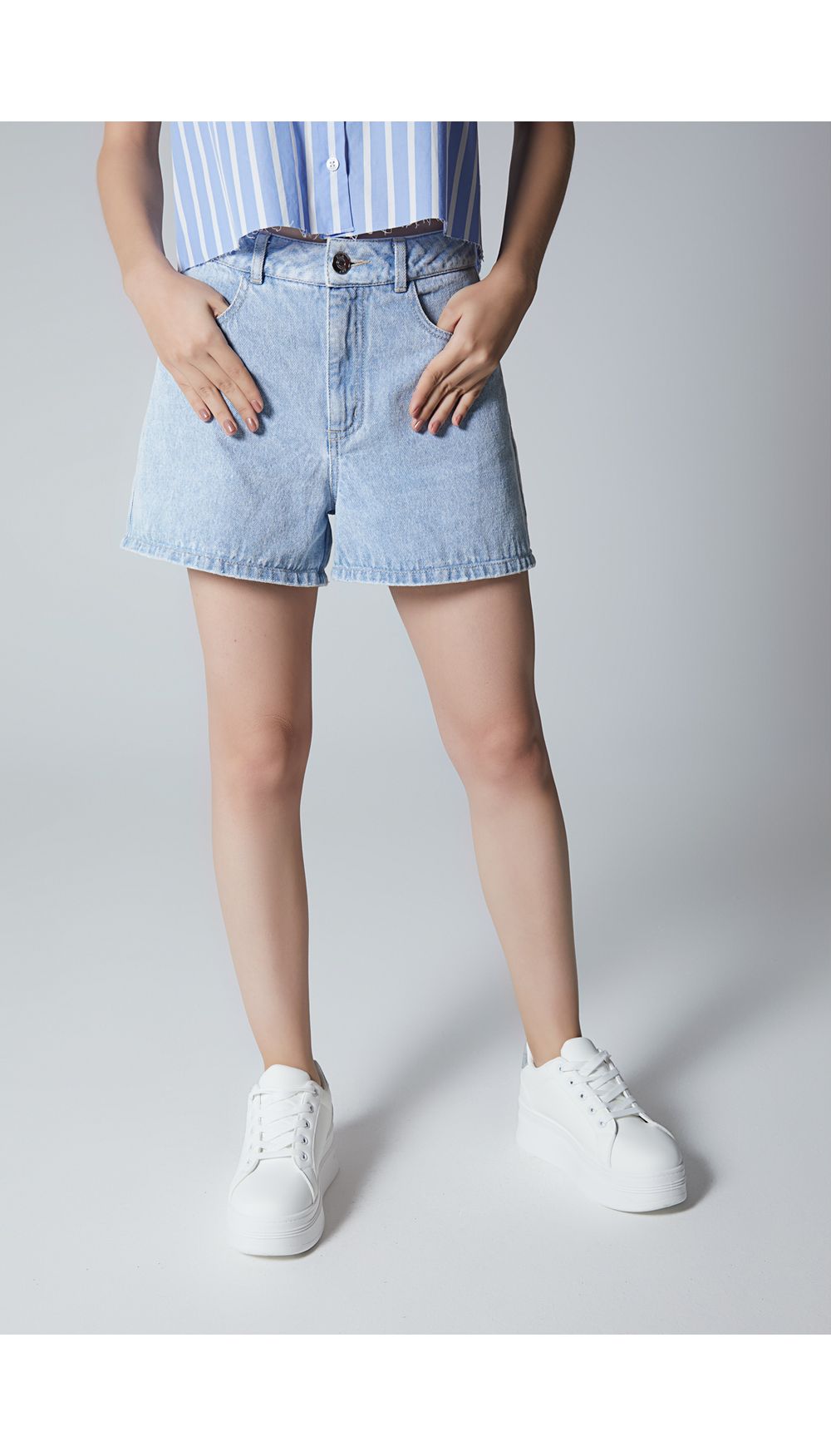 Short para mujer basico tiro alto