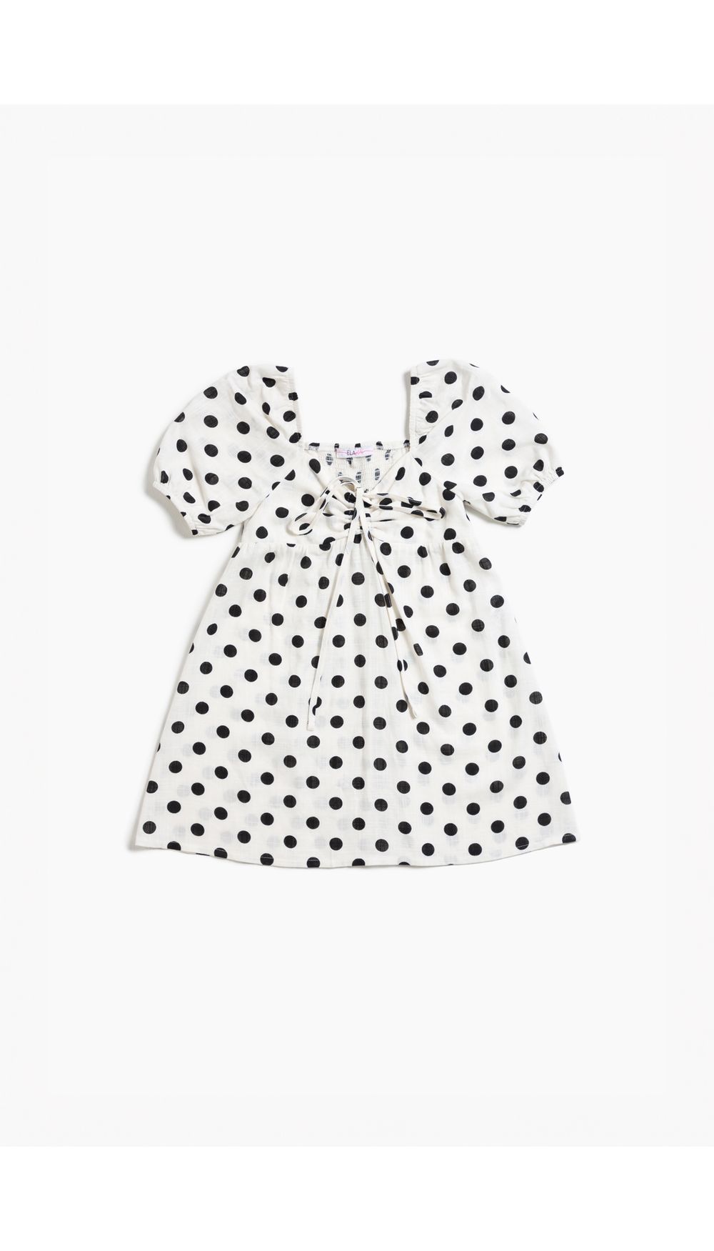 Vestido para niña corto manga globo
