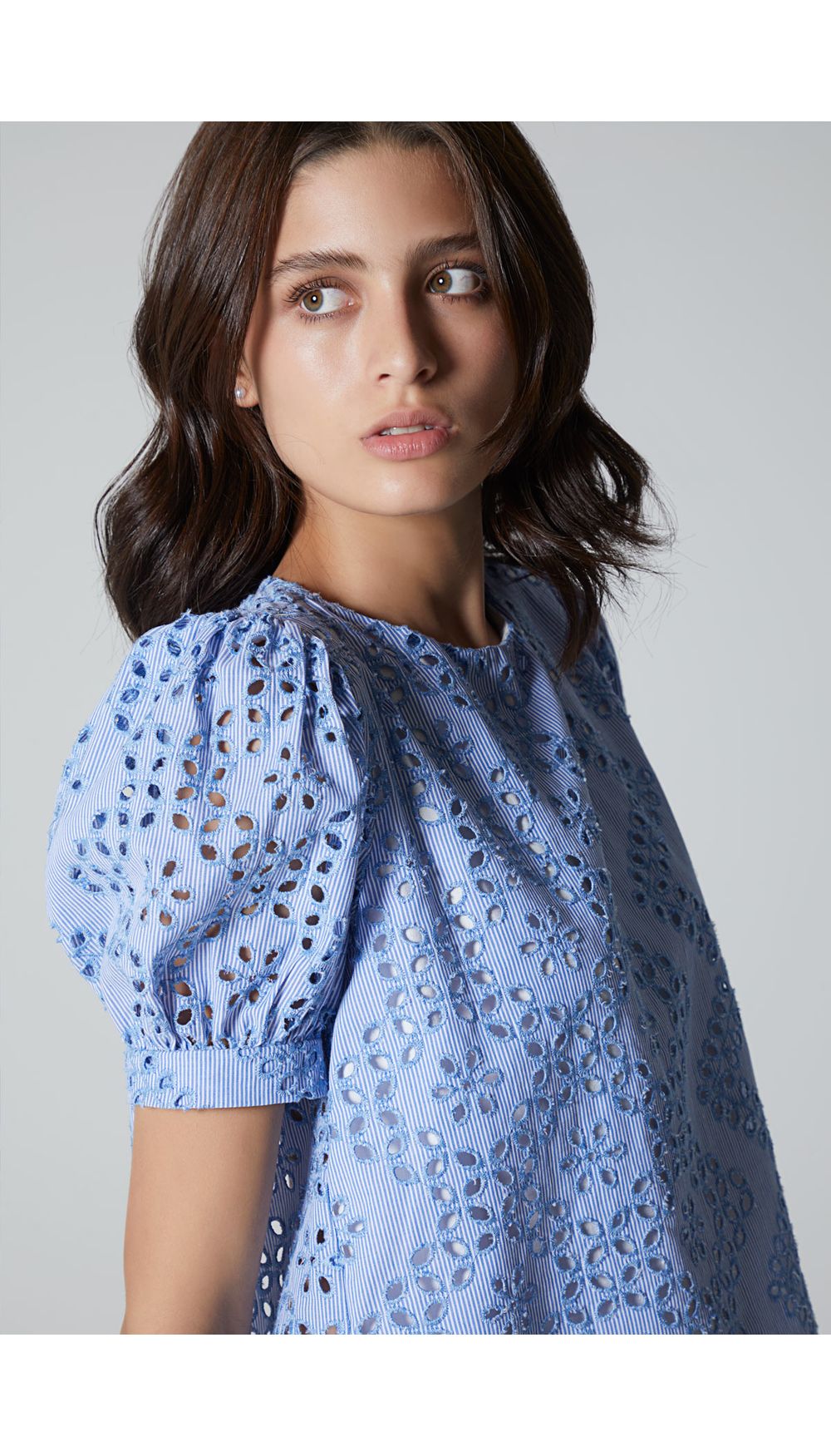 Blusa manga corta para mujer