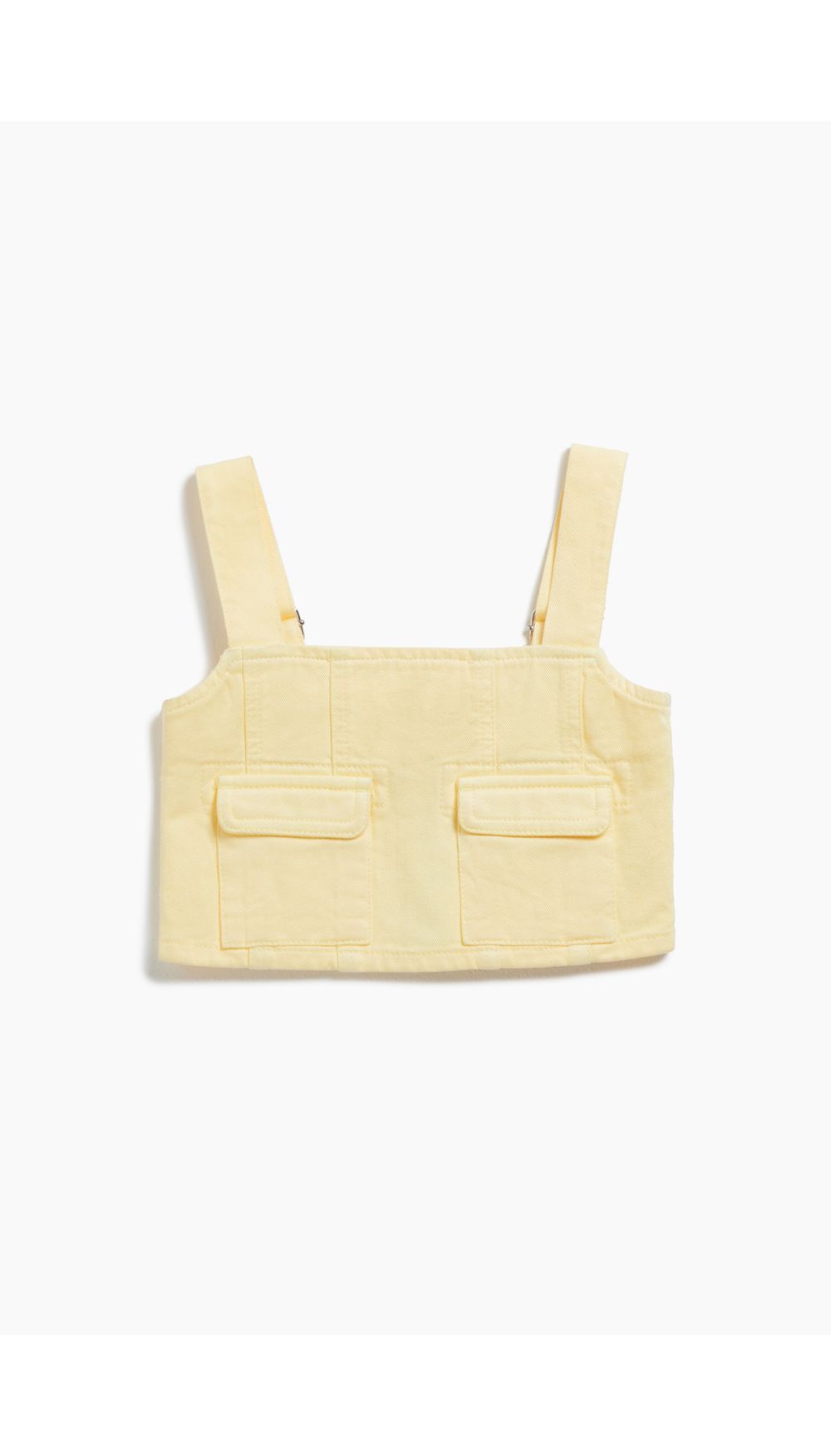 Blusa de tiras con tapas para niña