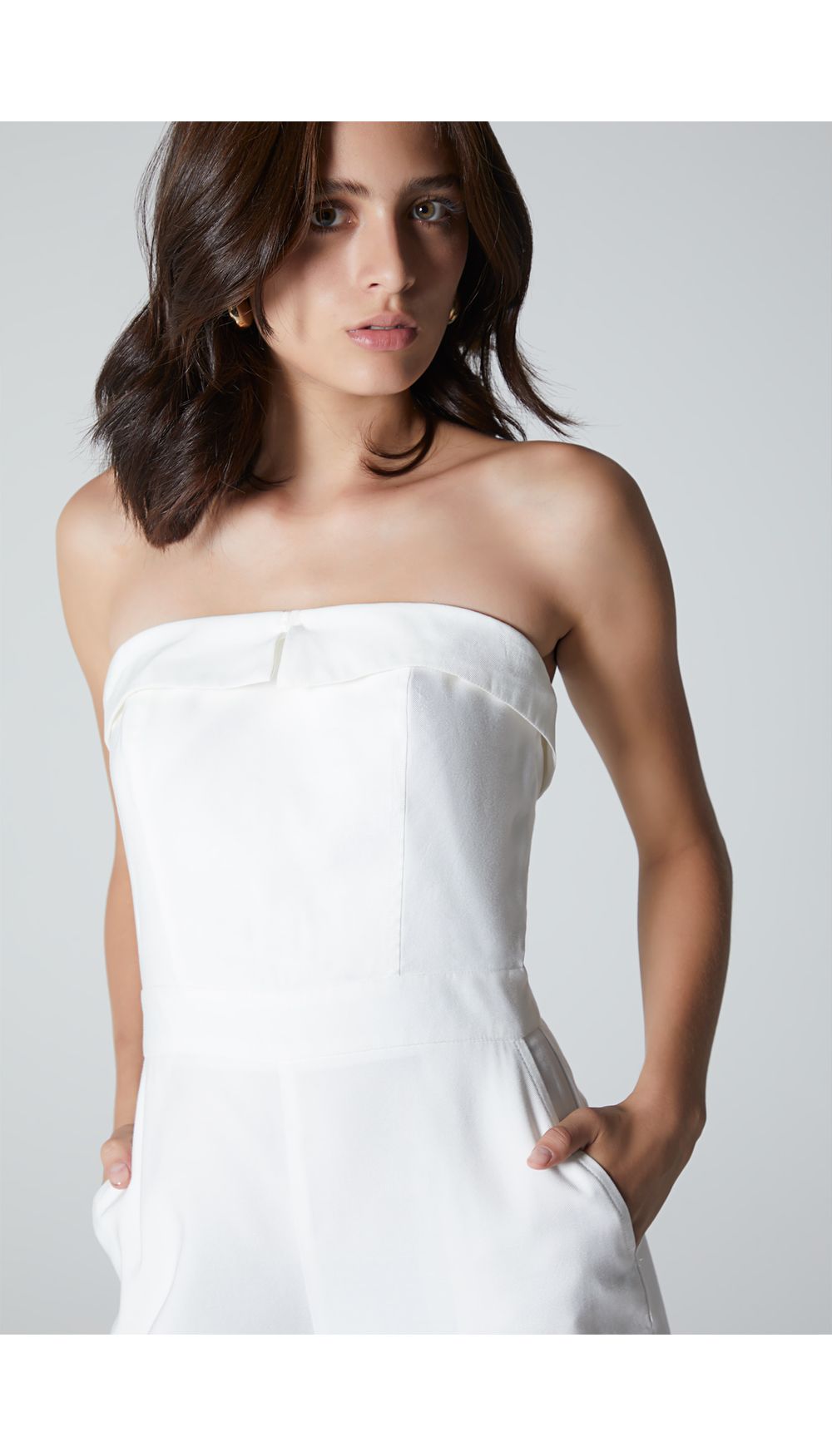 Enterizo pantalon para mujer strapless
