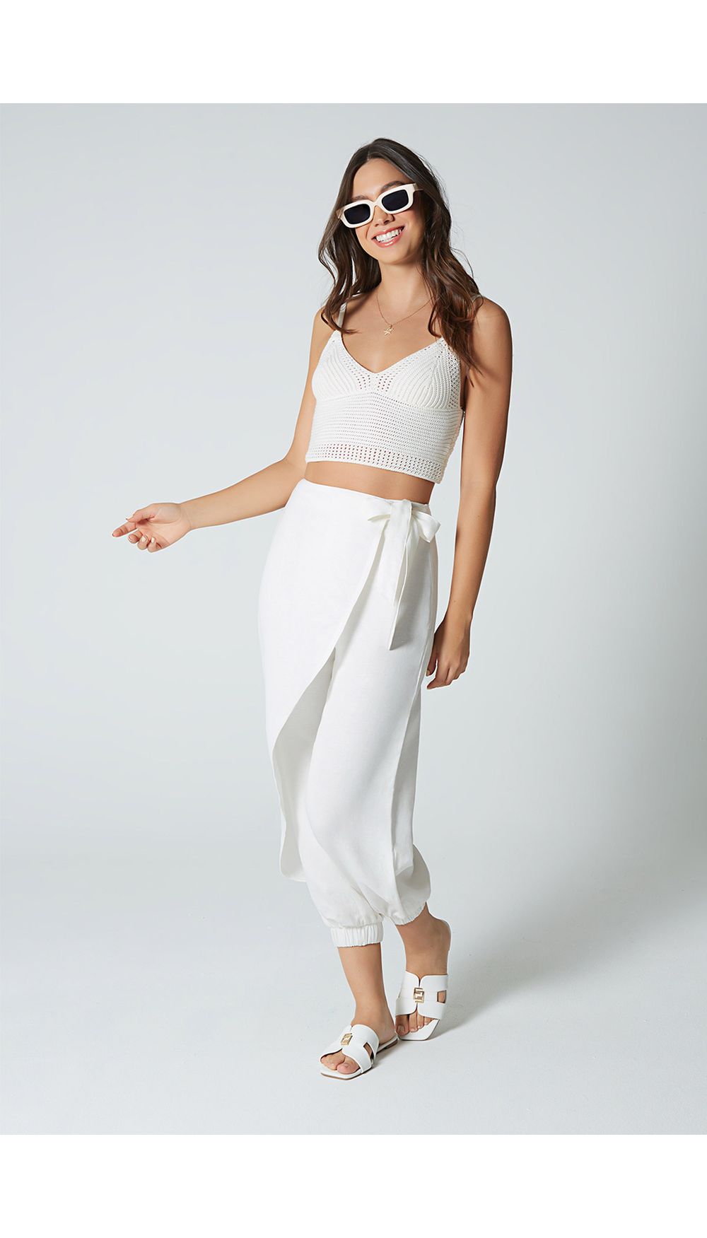Pantalon estilo jogger para mujer con pa