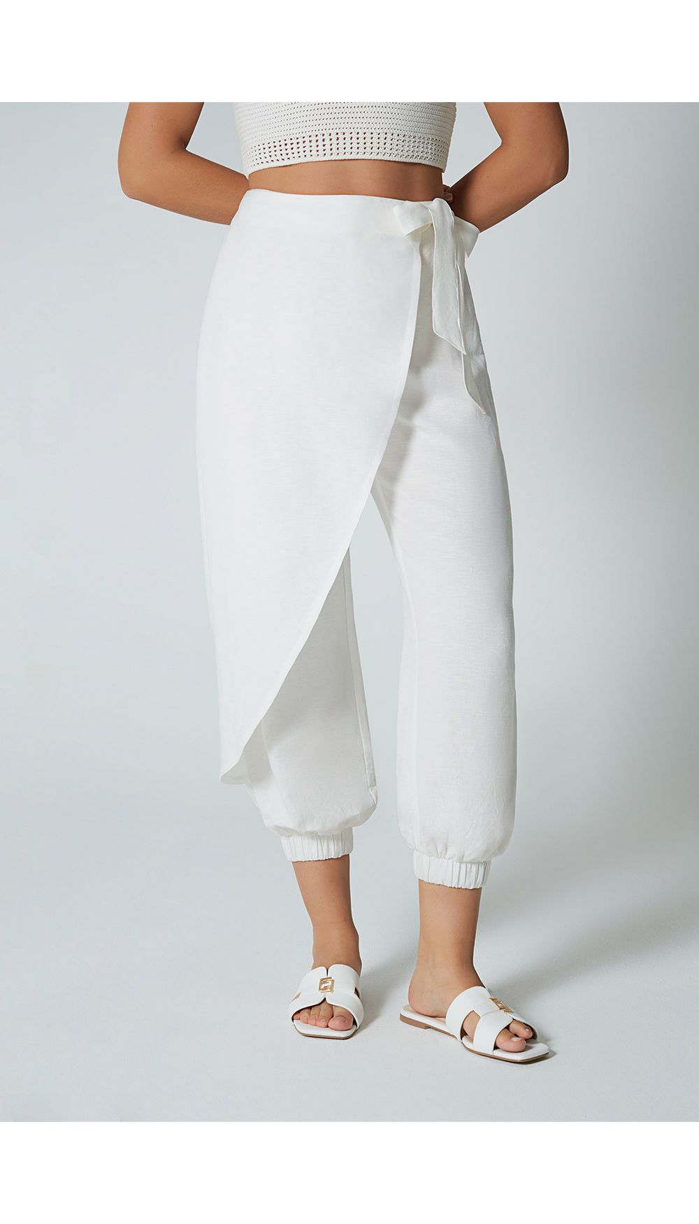 Pantalon estilo jogger para mujer con pa