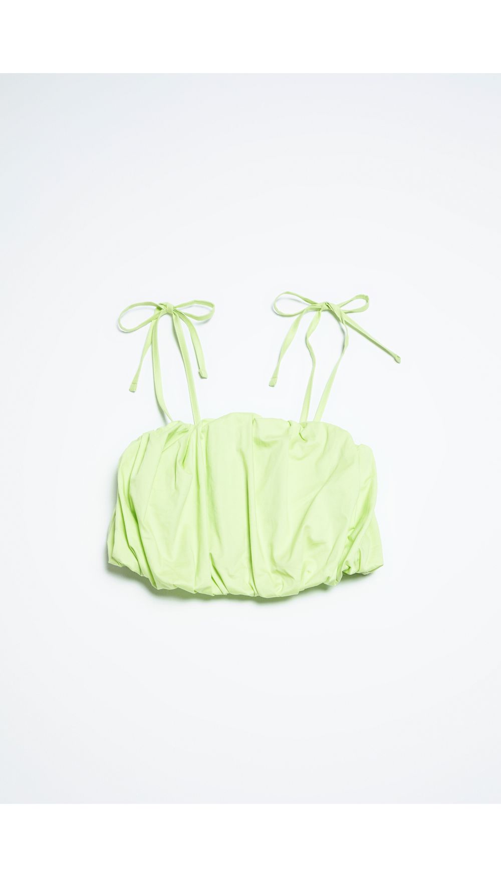 Blusa crop para niña de tiras