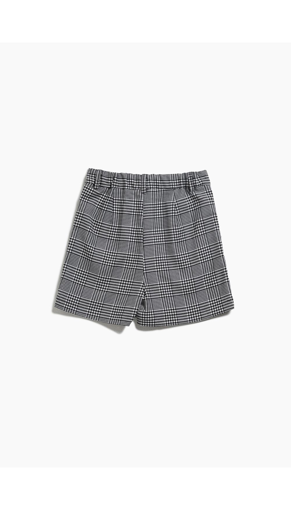 Short bermuda para niña tiro alto