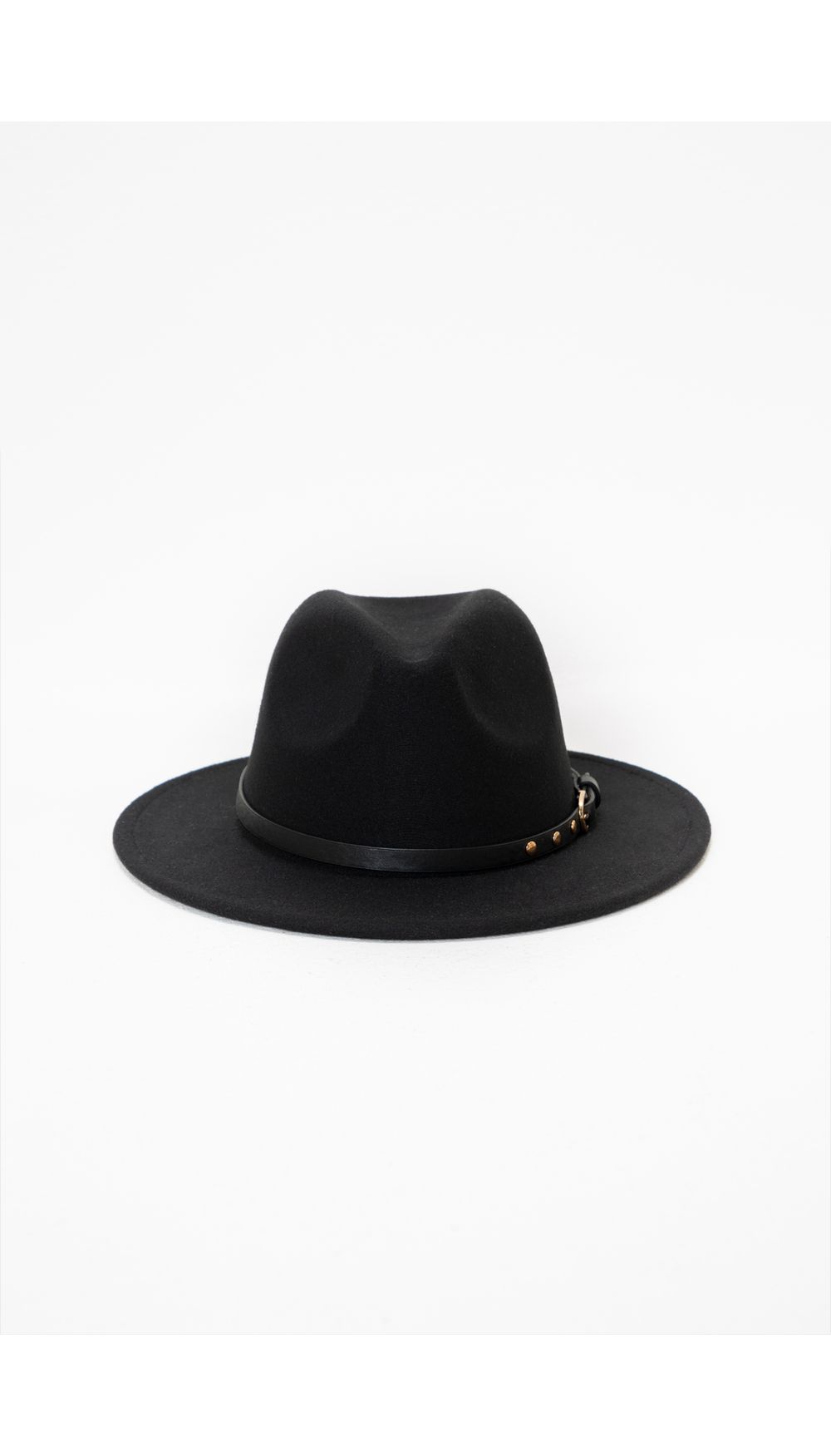 Sombrero paño correa y hebilla