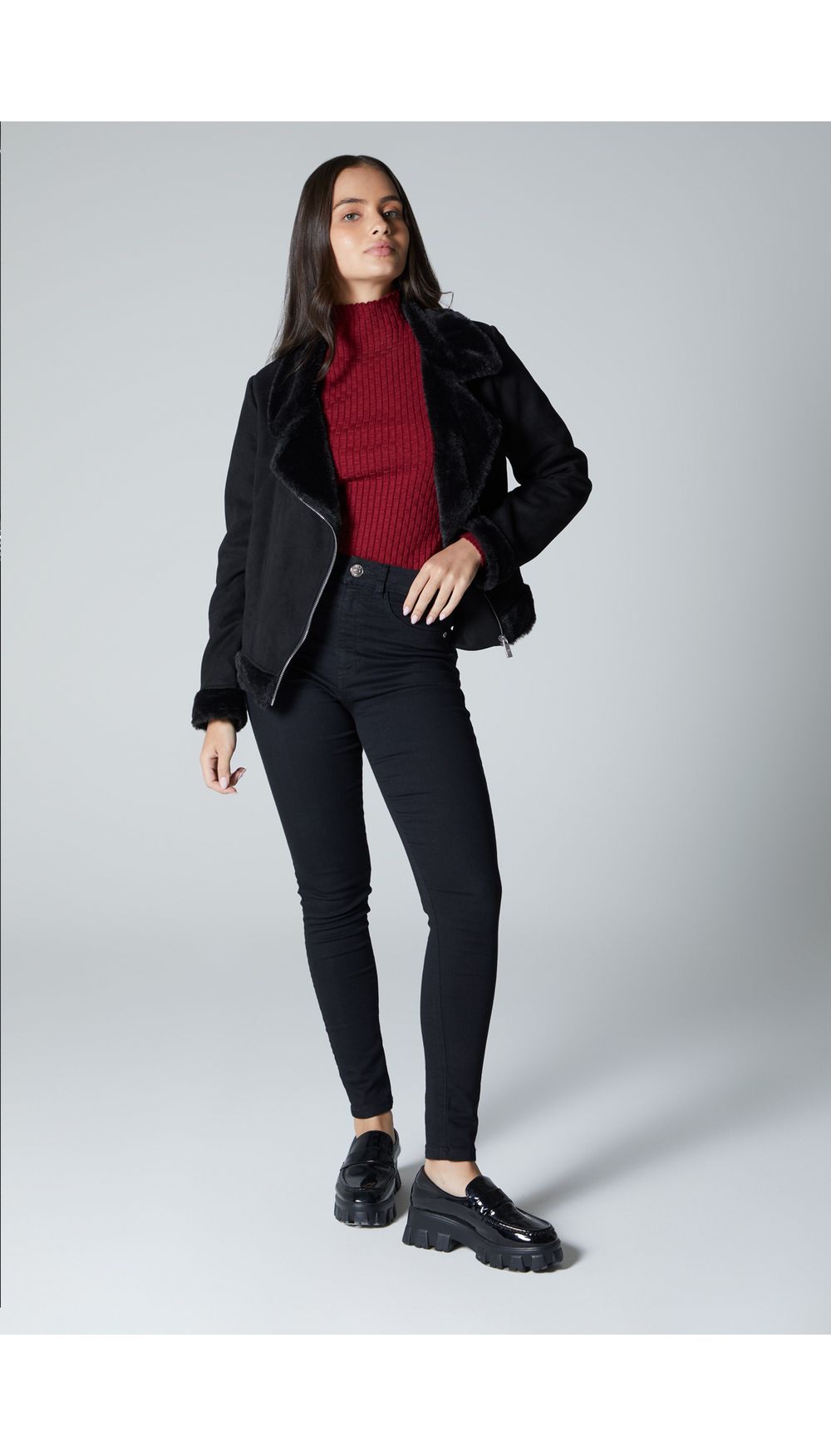 Jean basico skinny para mujer