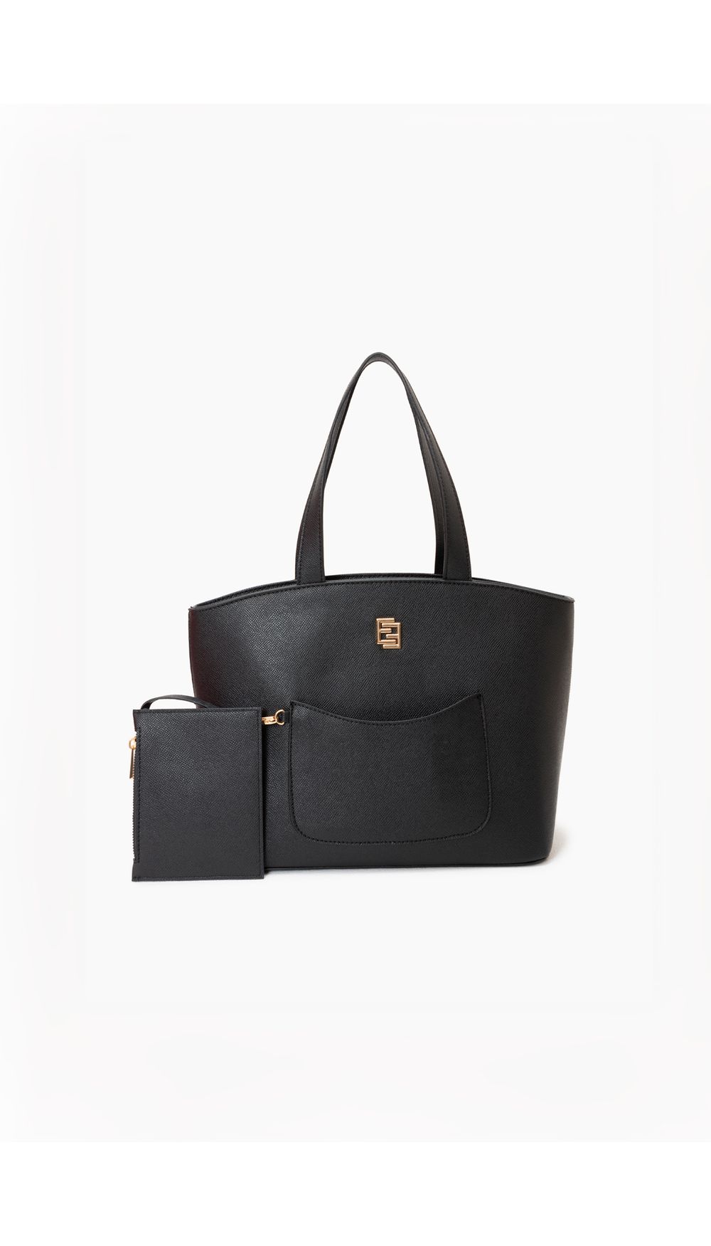 Bolso hombro con bolsillo y monedero en