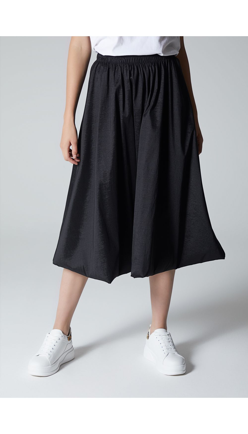 Falda midi para mujer globo