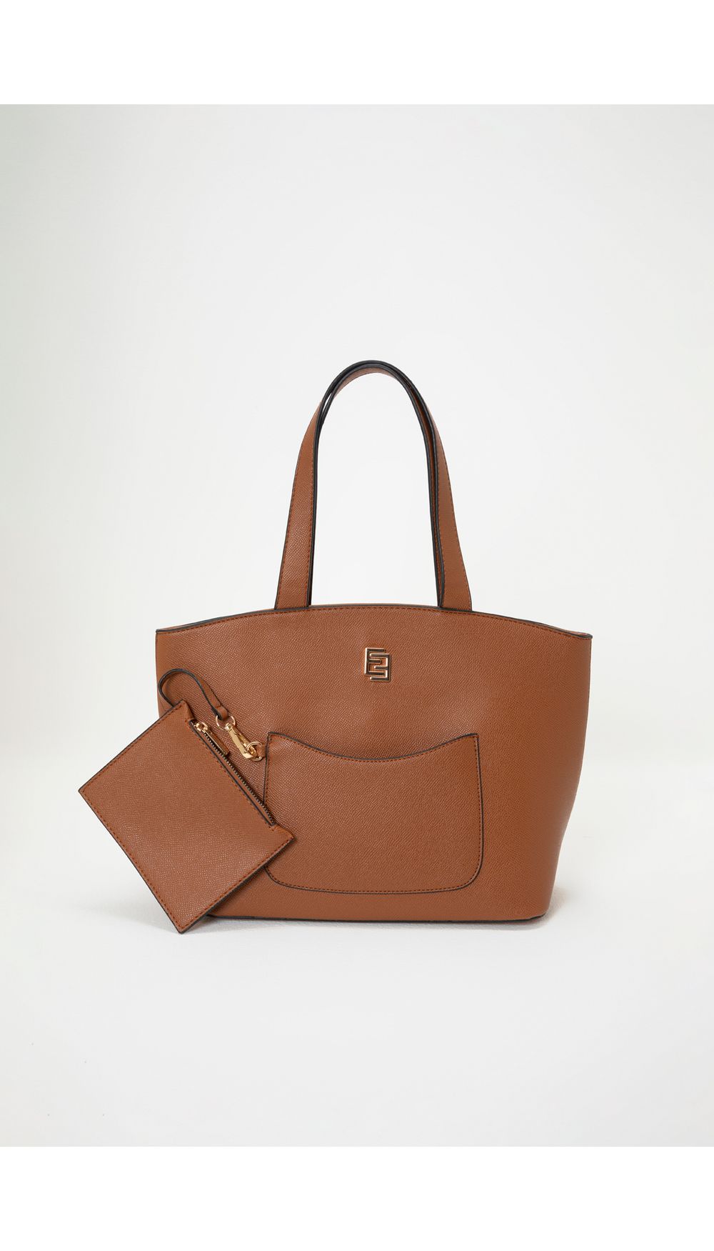 Bolso hombro con bolsillo y monedero en