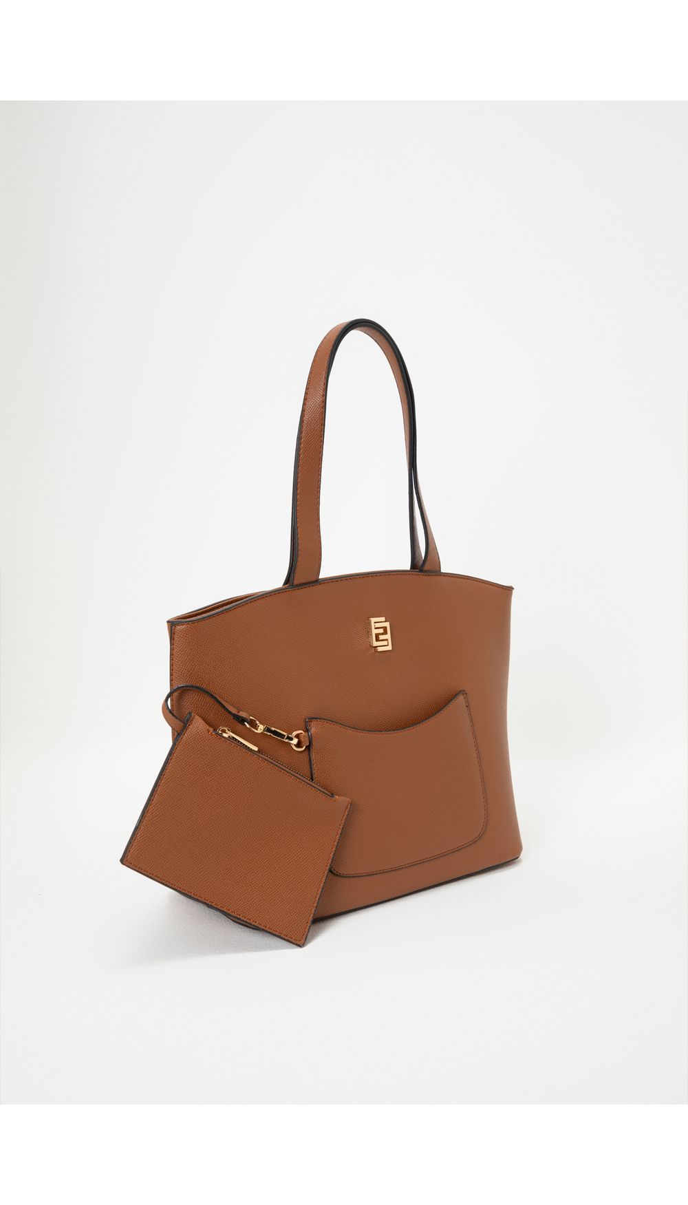Bolso hombro con bolsillo y monedero en