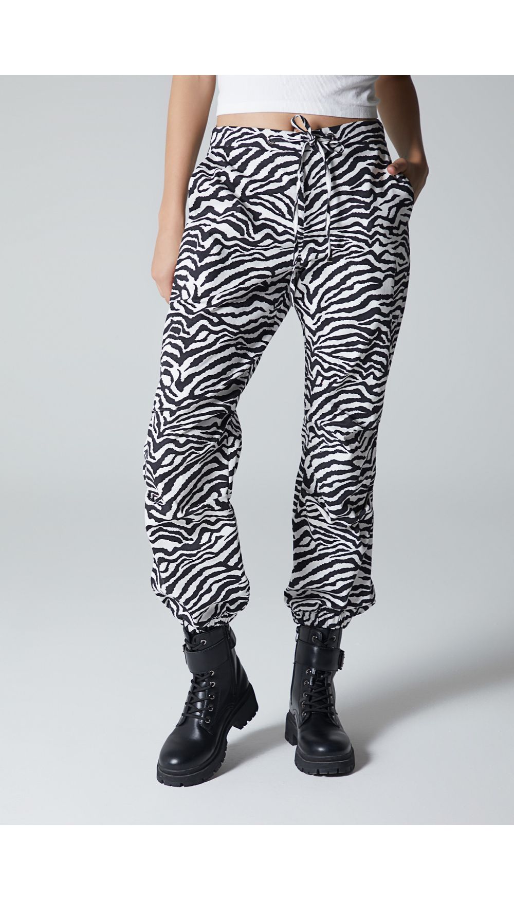 Pantalon estilo jogger tiro medio para m