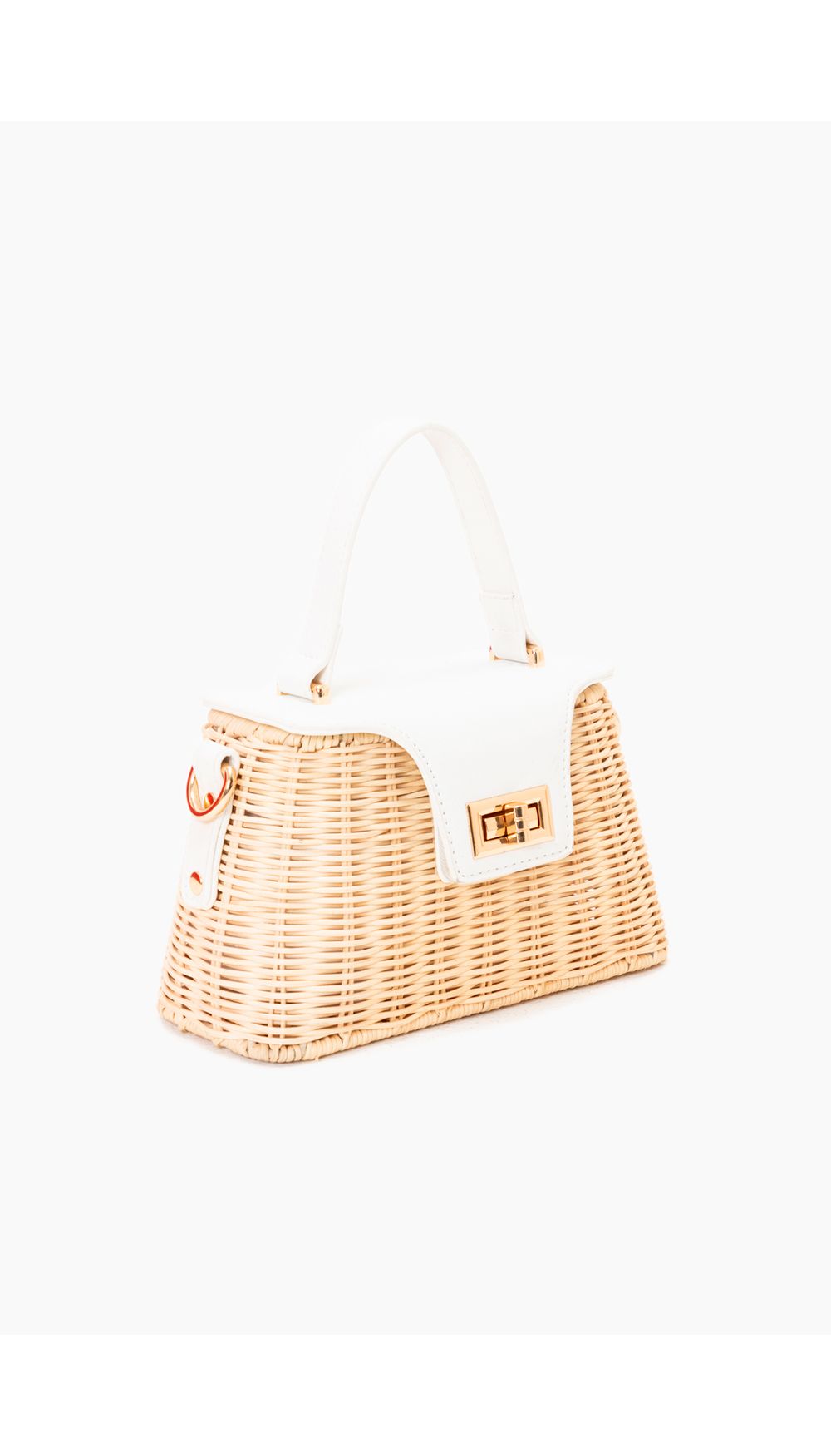 Bolso orgánico con detalles de color
