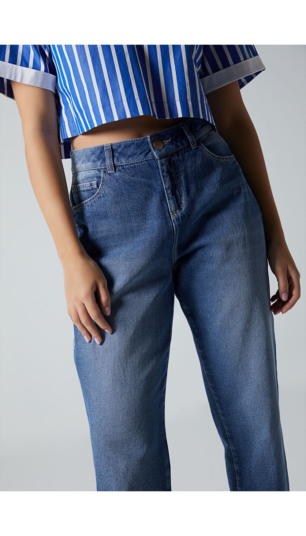 Jean  para mujer  tiro bajo  boyfriend