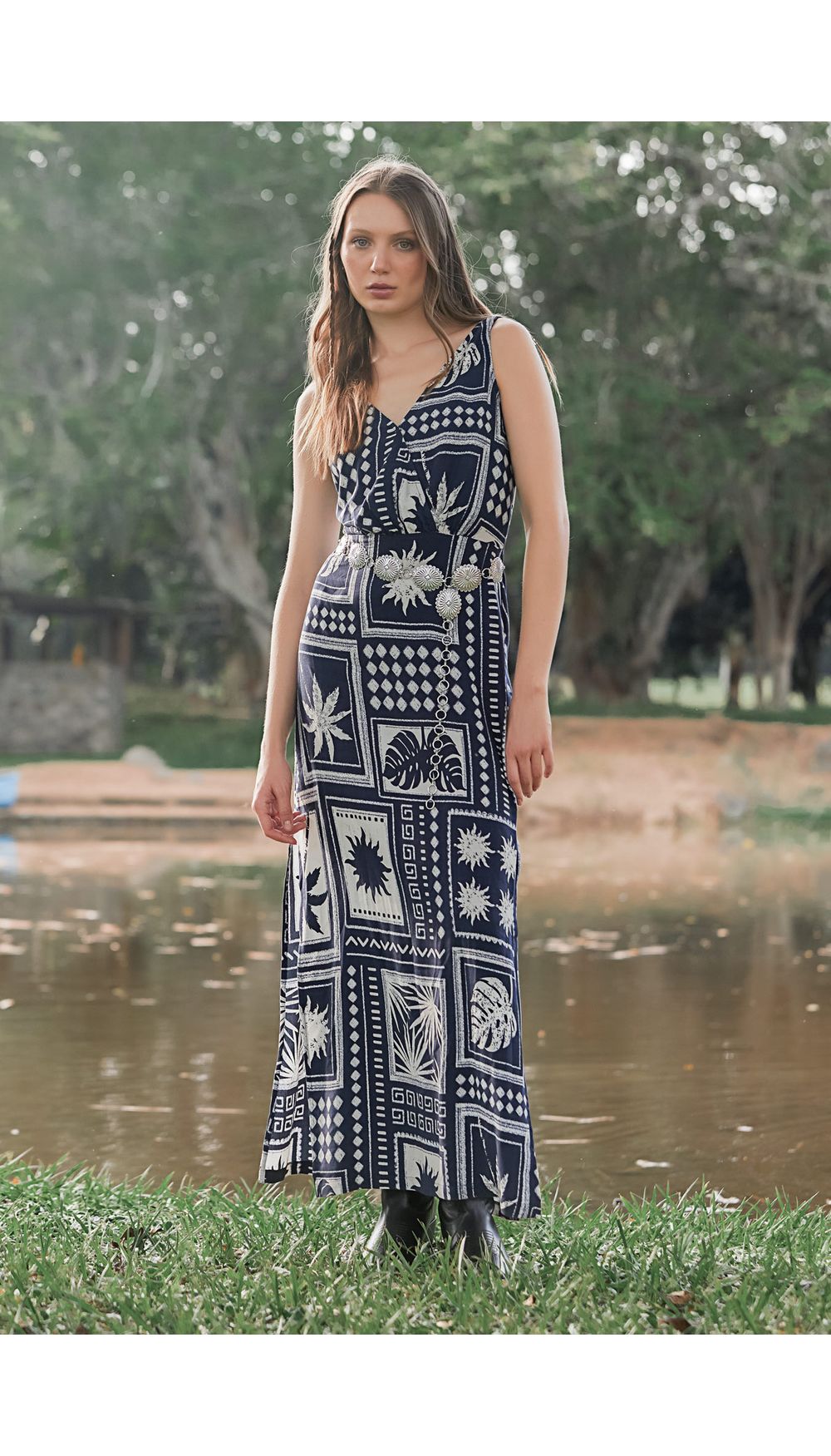 Vestido largo para mujer sisa