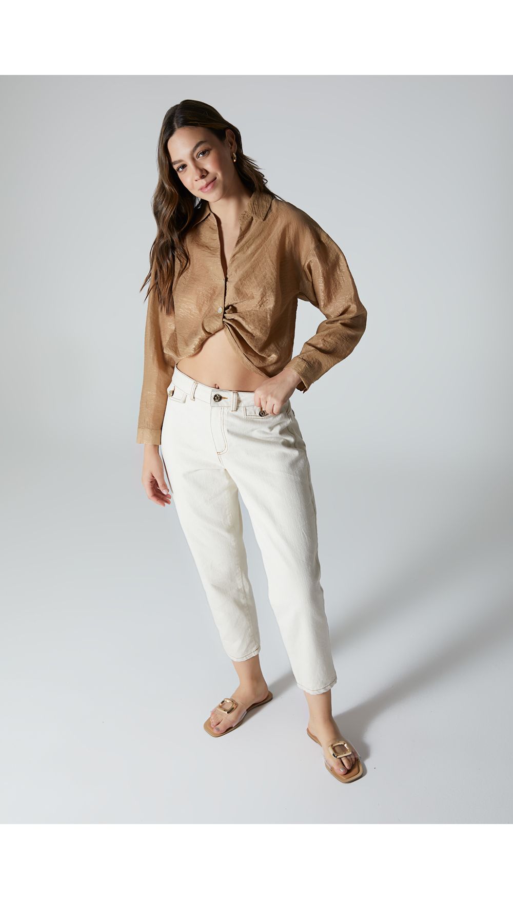 Blusa para mujer manga larga